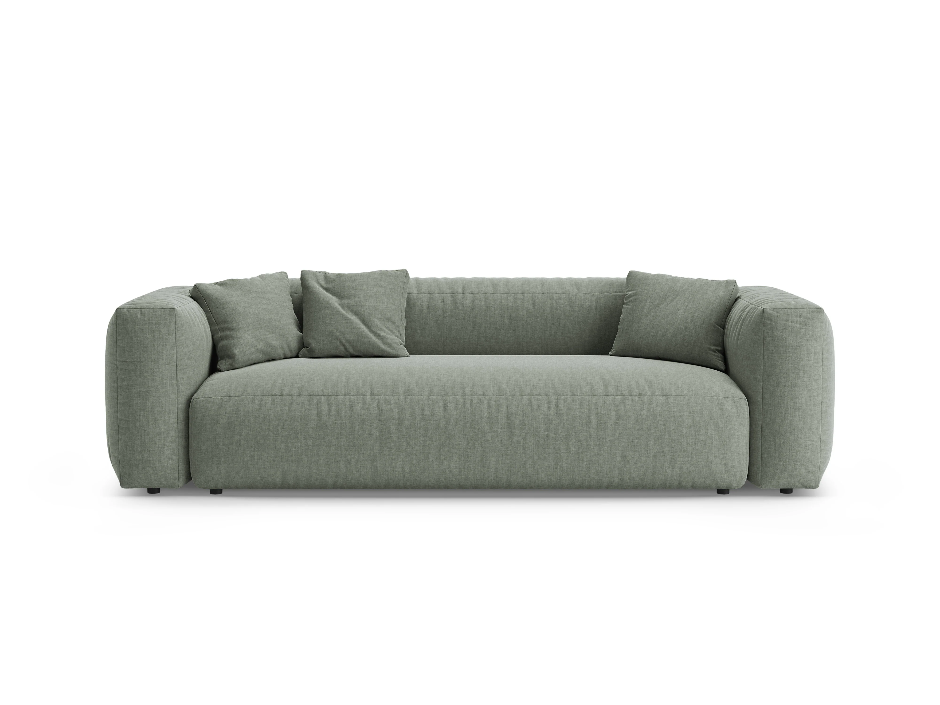 Sofa 3-osobowa z funkcją spania MARTINA zielony mech - Image 4