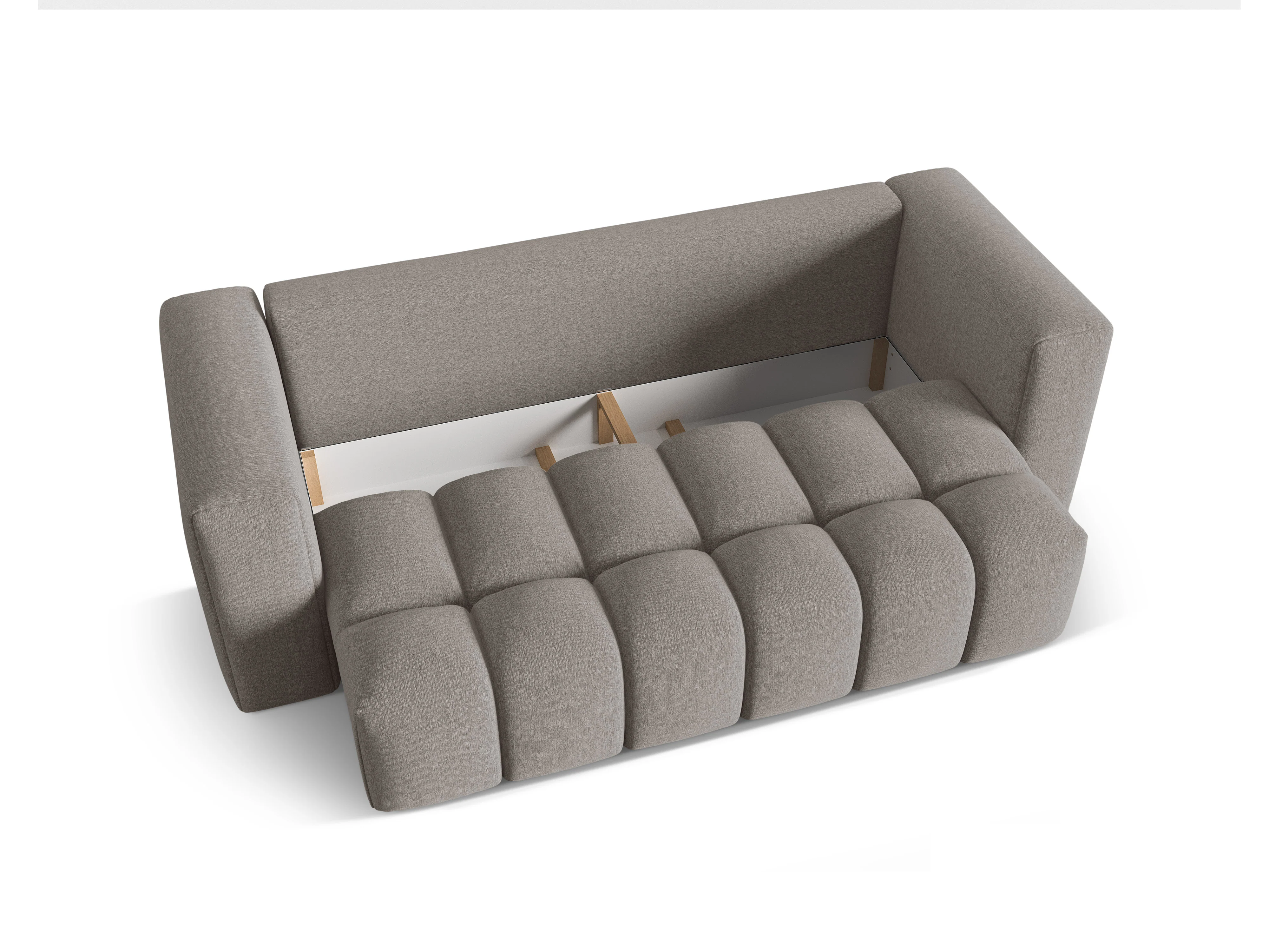 Sofa 3-osobowa z funkcją spania VERONA ciepły szary - Image 4