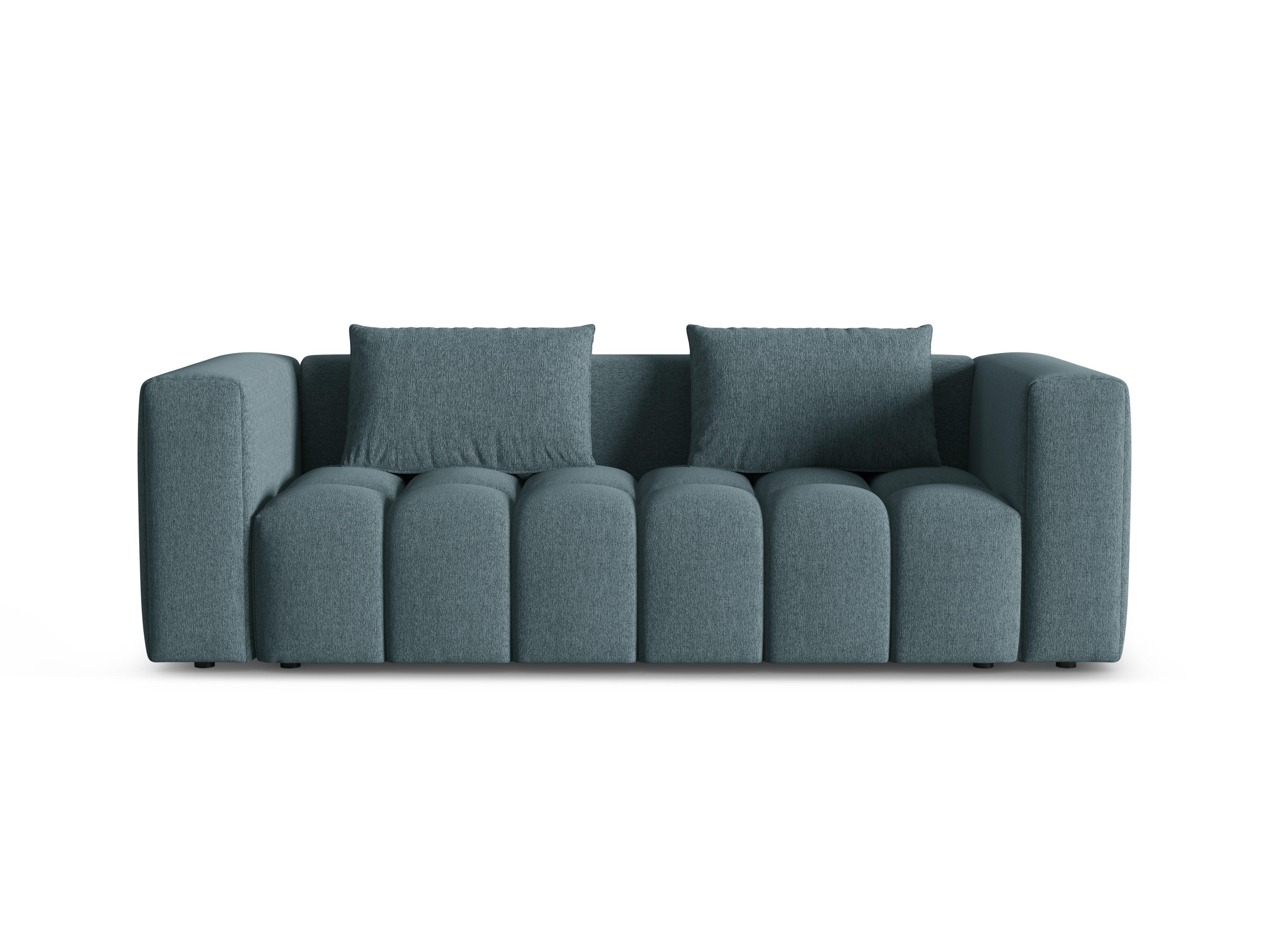 Sofa 3-osobowa z funkcją spania VERONA jasny niebieski - Image 3