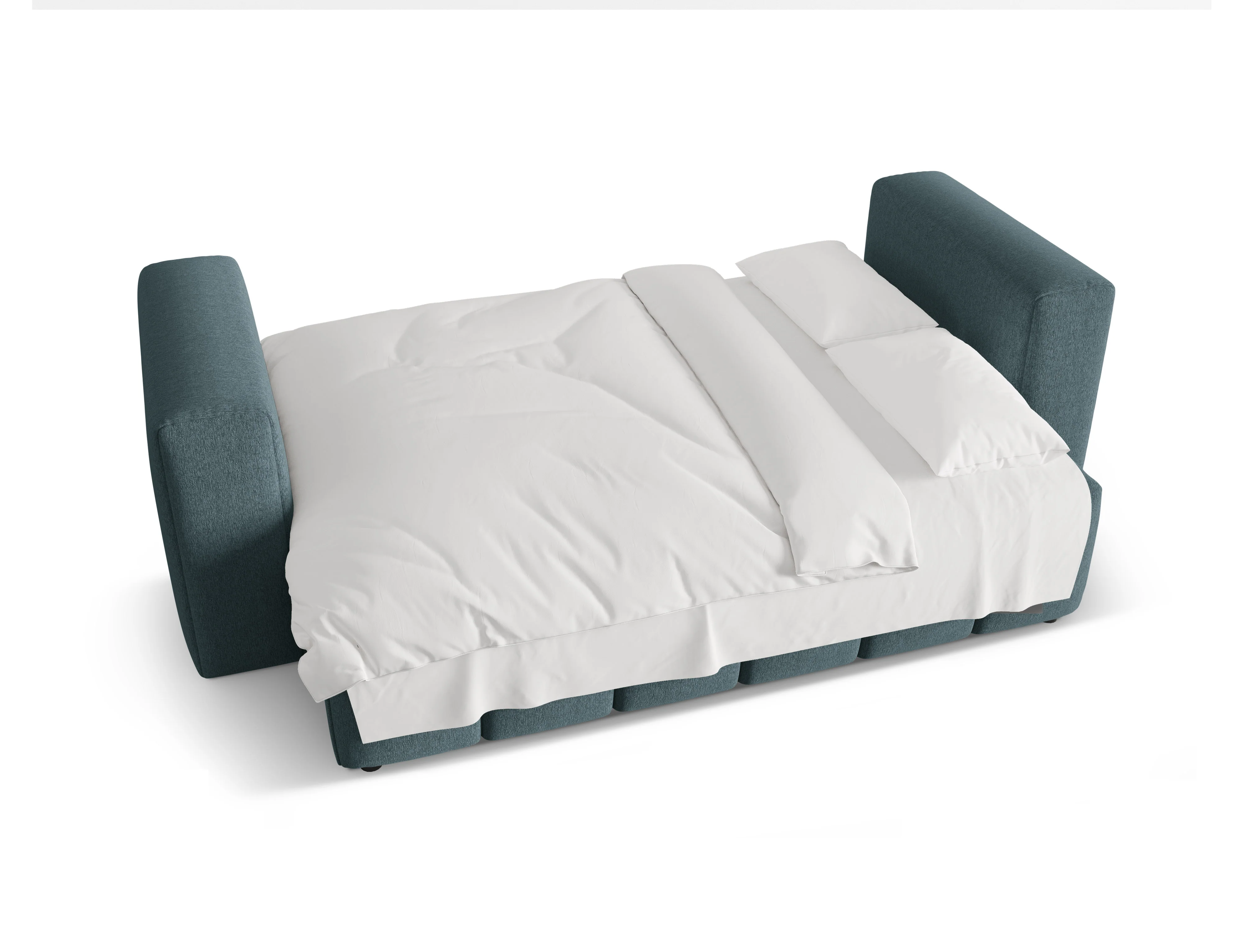 Sofa 3-osobowa z funkcją spania VERONA jasny niebieski - Image 5