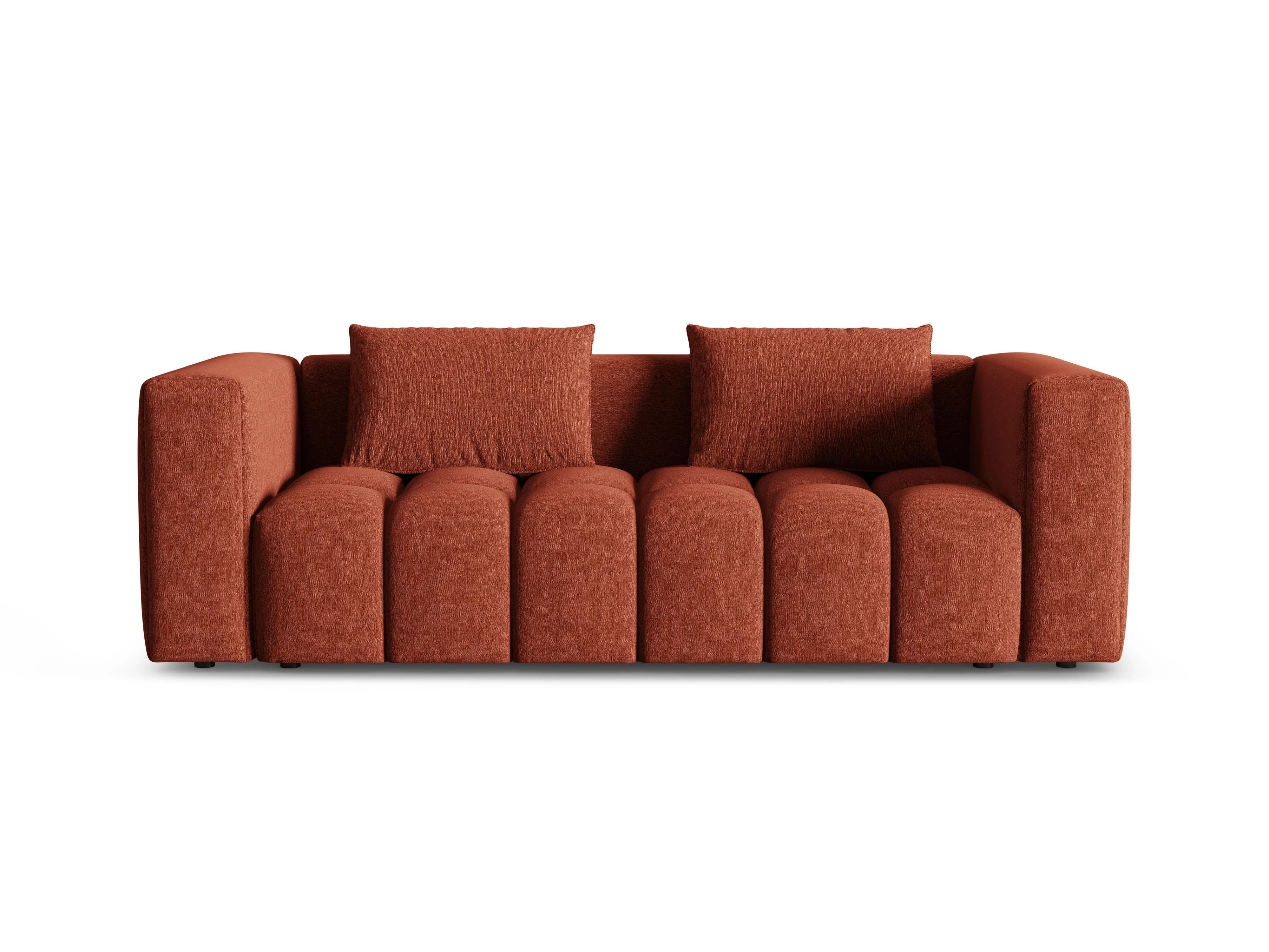 Sofa 3-osobowa z funkcją spania VERONA koralowy - Image 3