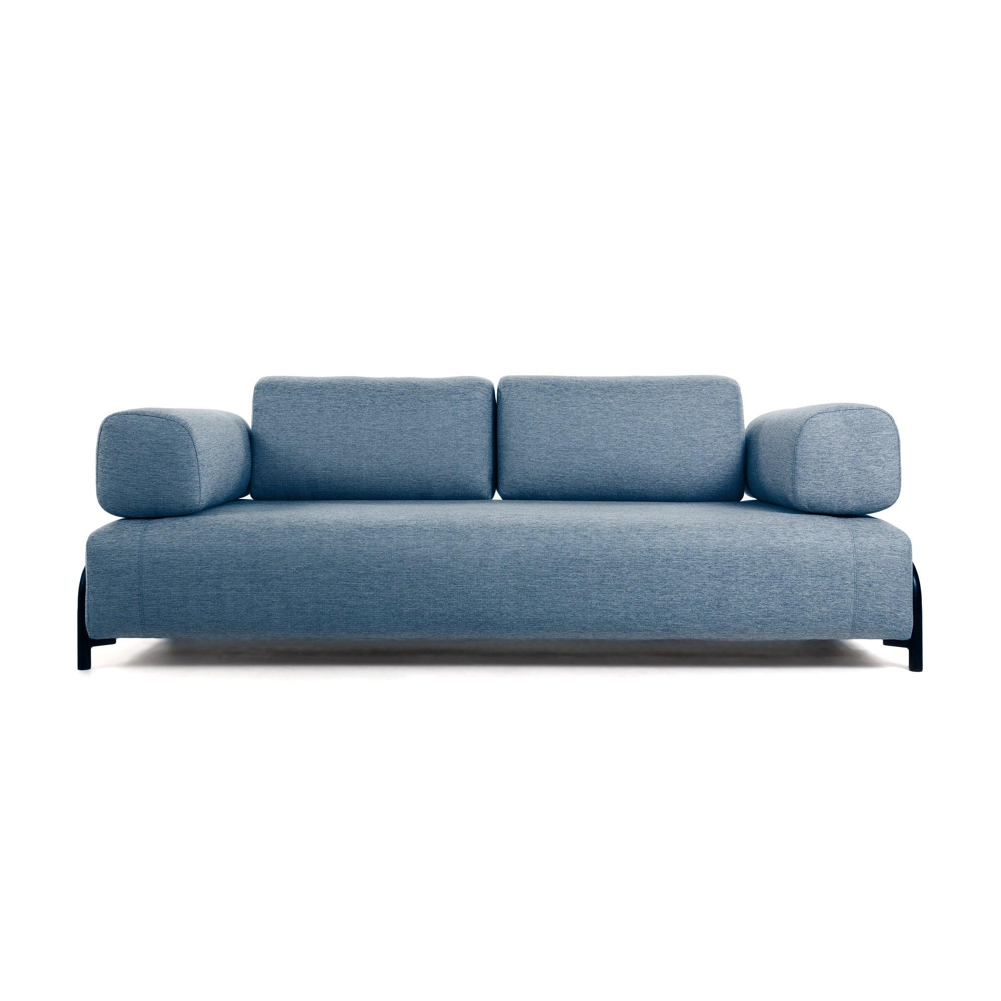 Sofa 3-osobowa z podłokietnikami COMPO niebieski - Image 5