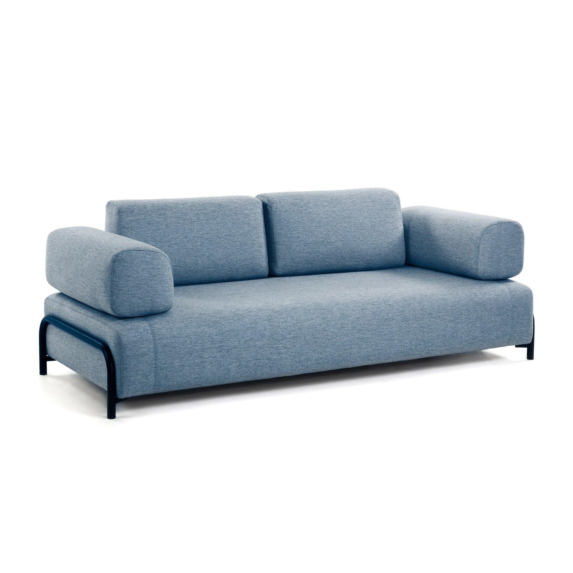Sofa 3-osobowa z podłokietnikami COMPO niebieski - Image 8