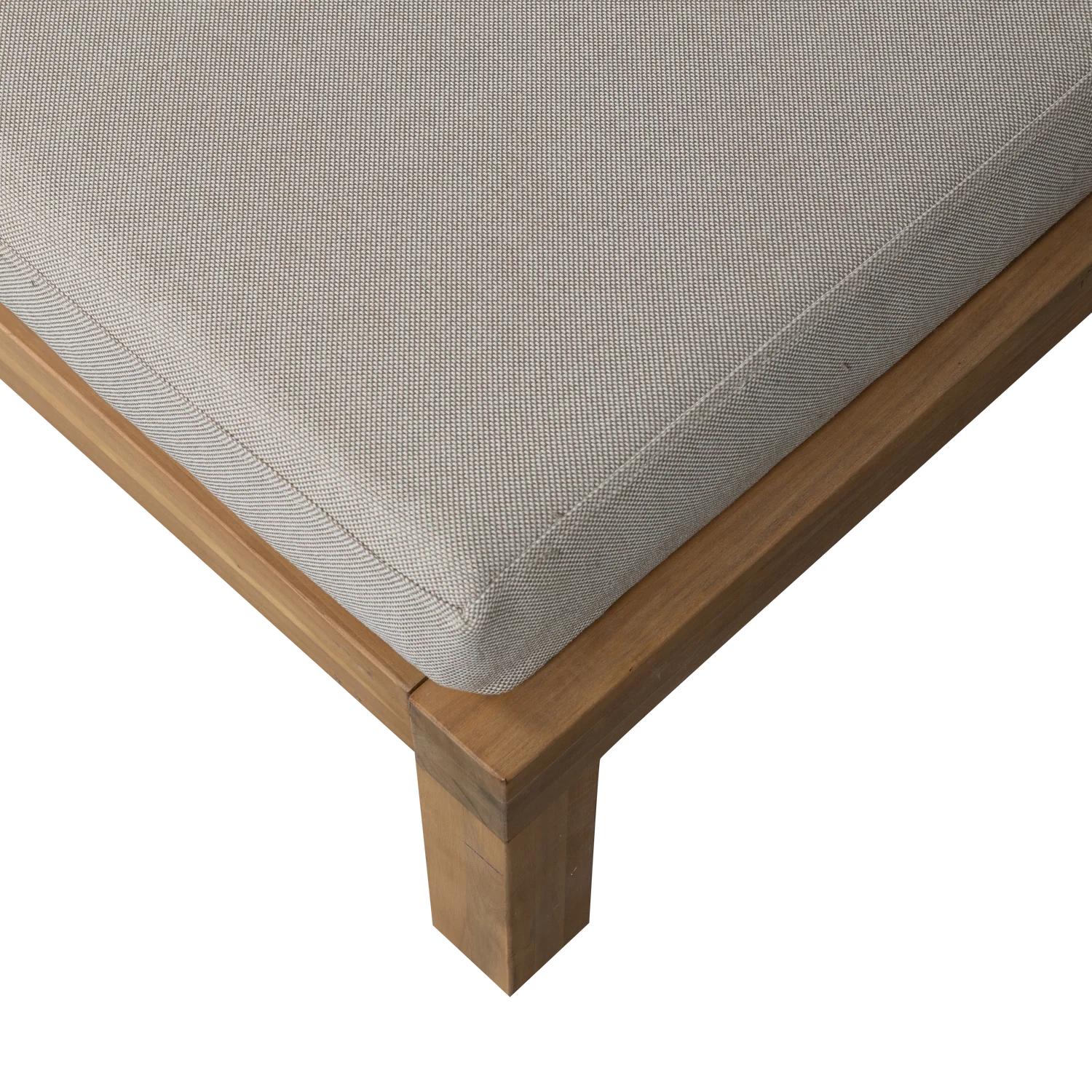 Sofa 3-osobowa zewnętrzna RELAX beżowy z akacjową podstawą - Image 6