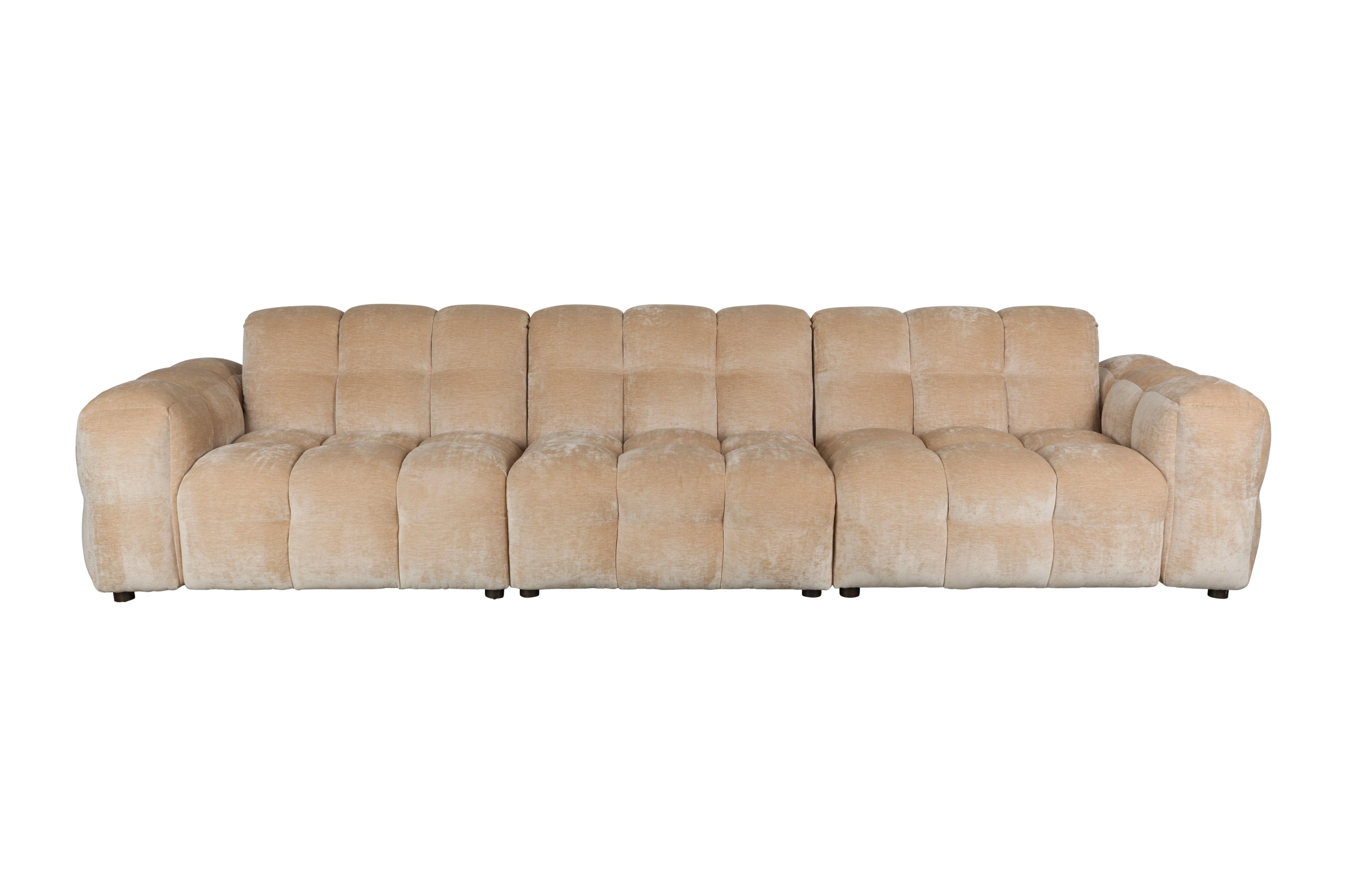 Sofa 4,5-osobowa HACKMAN beżowy welur - Image 3