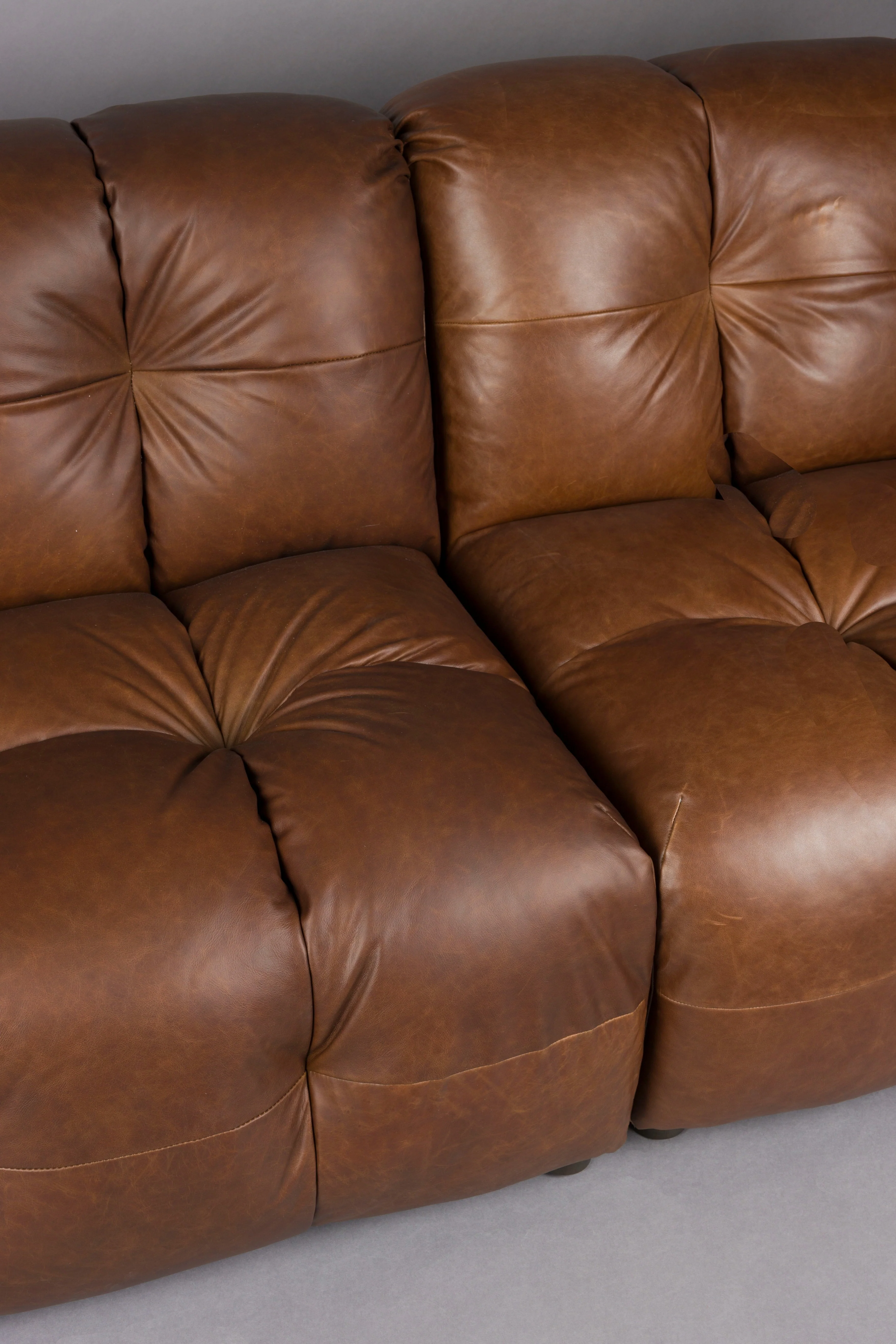 Sofa 4,5-osobowa HACKMAN czekoladowa skóra - Image 4