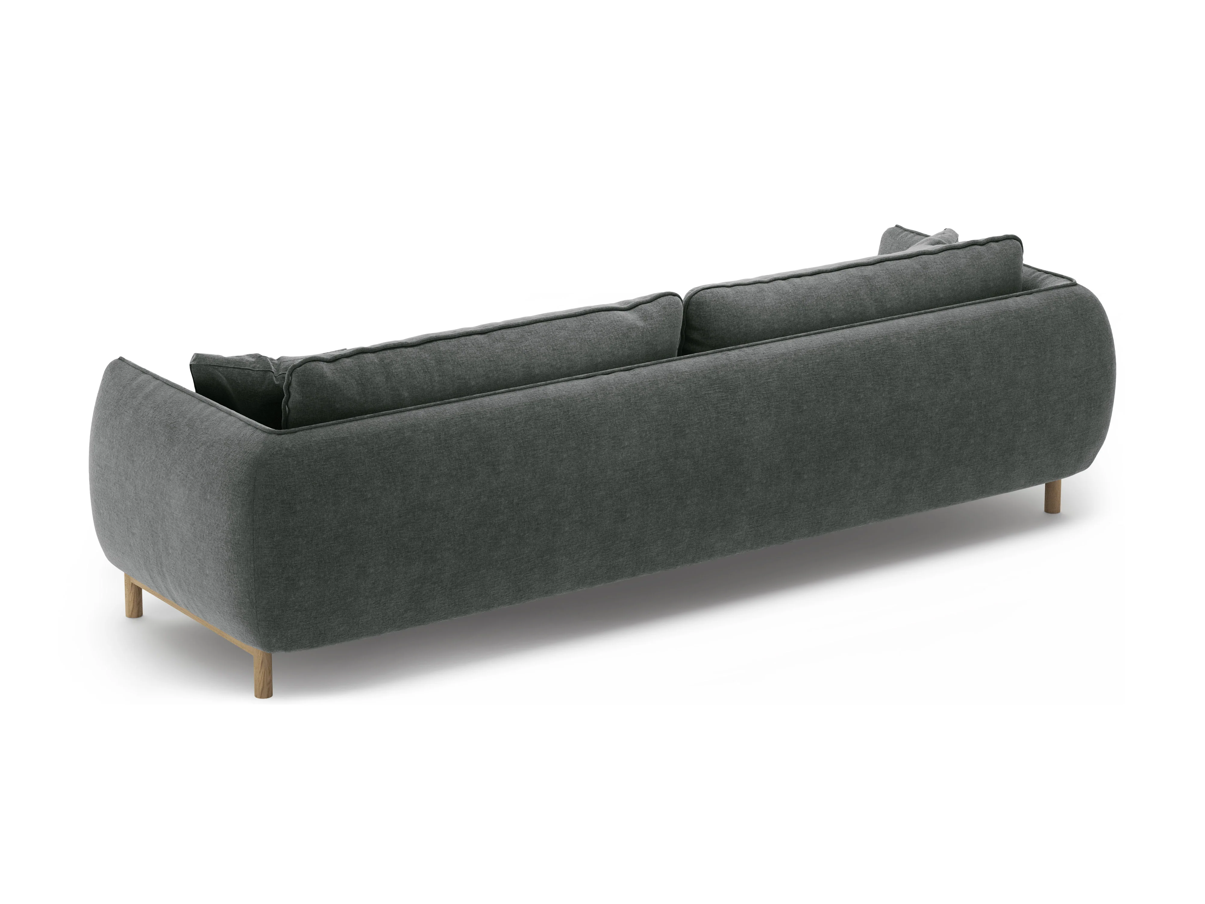 Sofa 4-osobowa ADA ciemnoszary szenil - Image 4