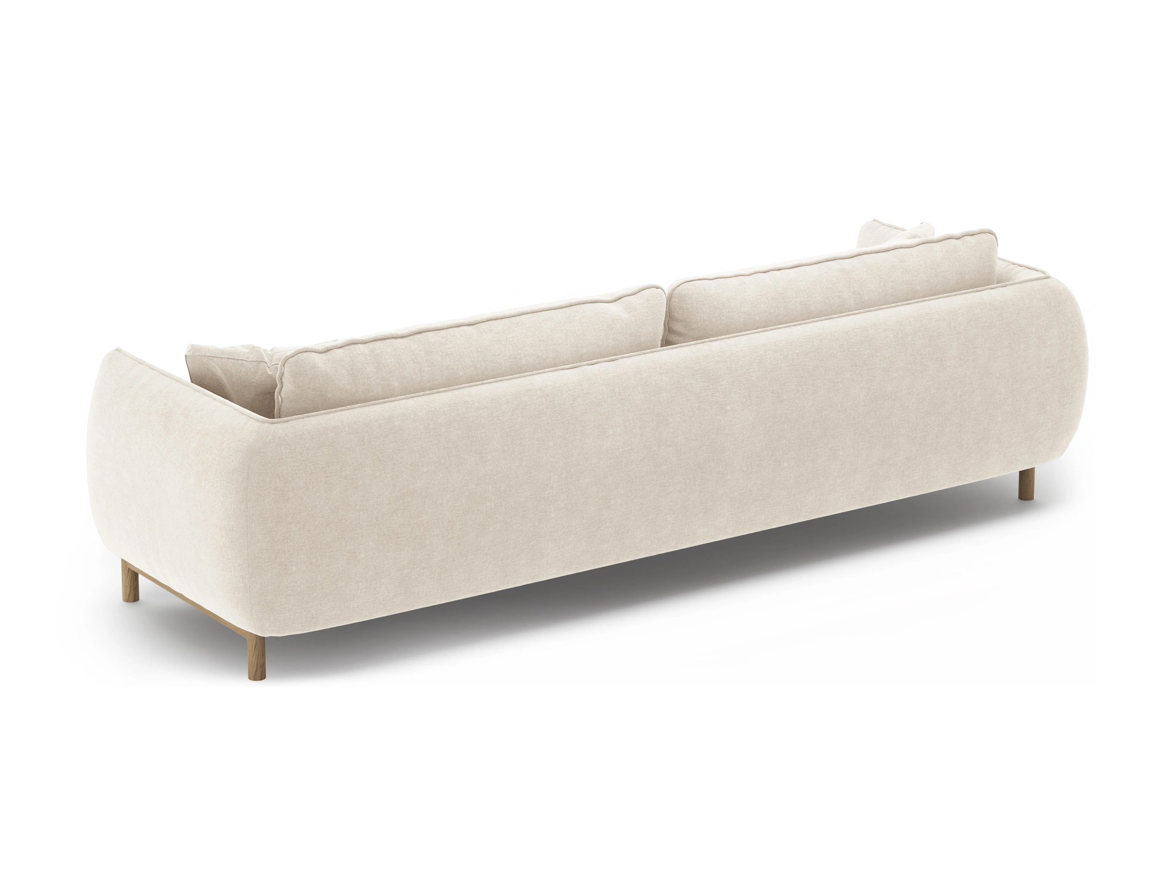Sofa 4-osobowa ADA kość słoniowa szenil - Image 4