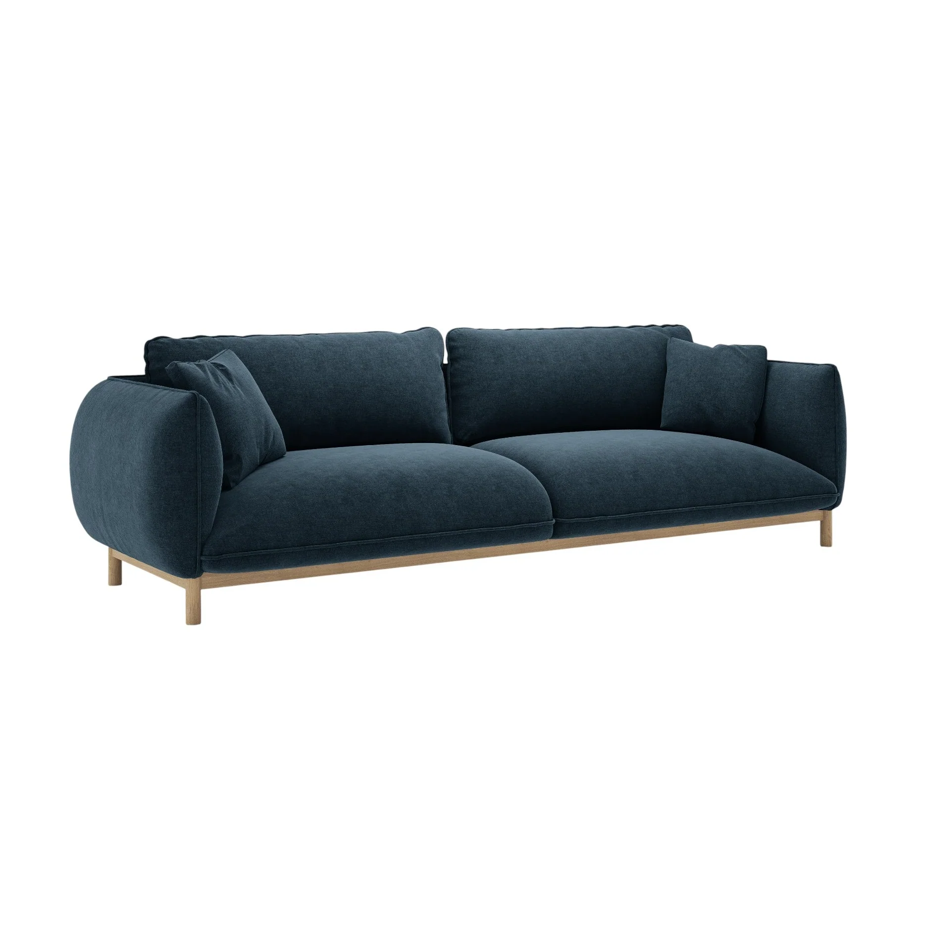 Sofa 4-osobowa ADA morski niebieski szenil