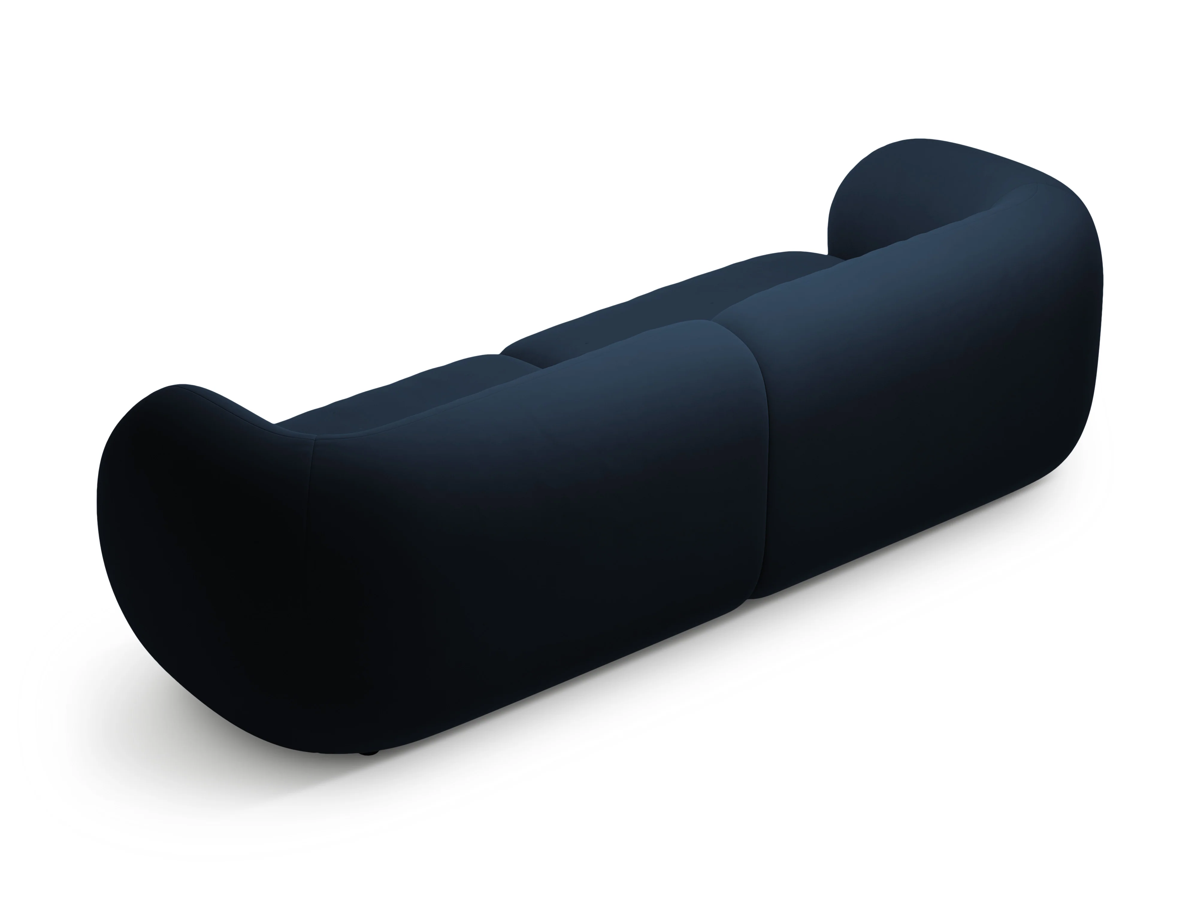 Sofa 4-osobowa aksamitna KATE granat królewski - Image 3