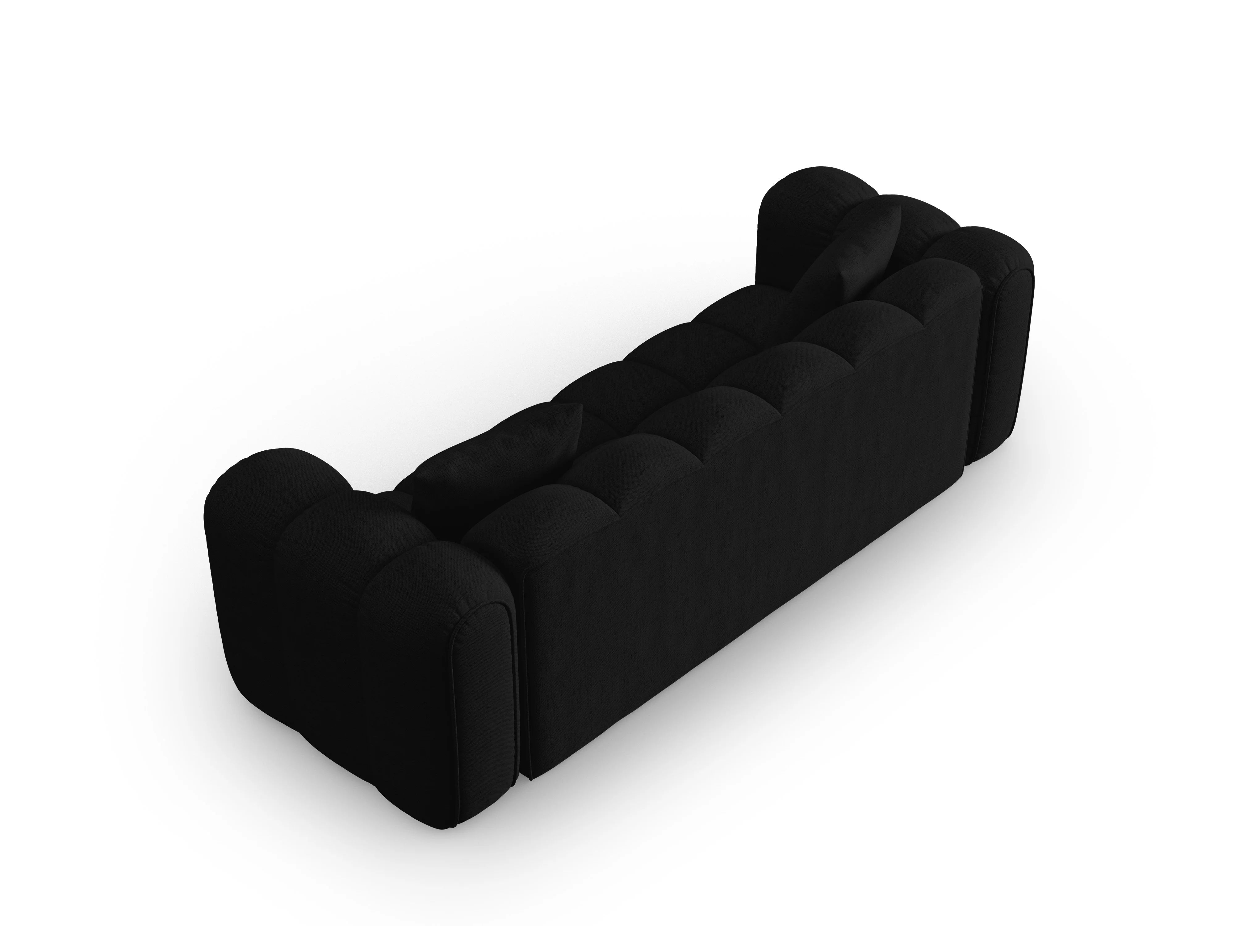 Sofa 4-osobowa ASTRO czarny szenil - Image 3