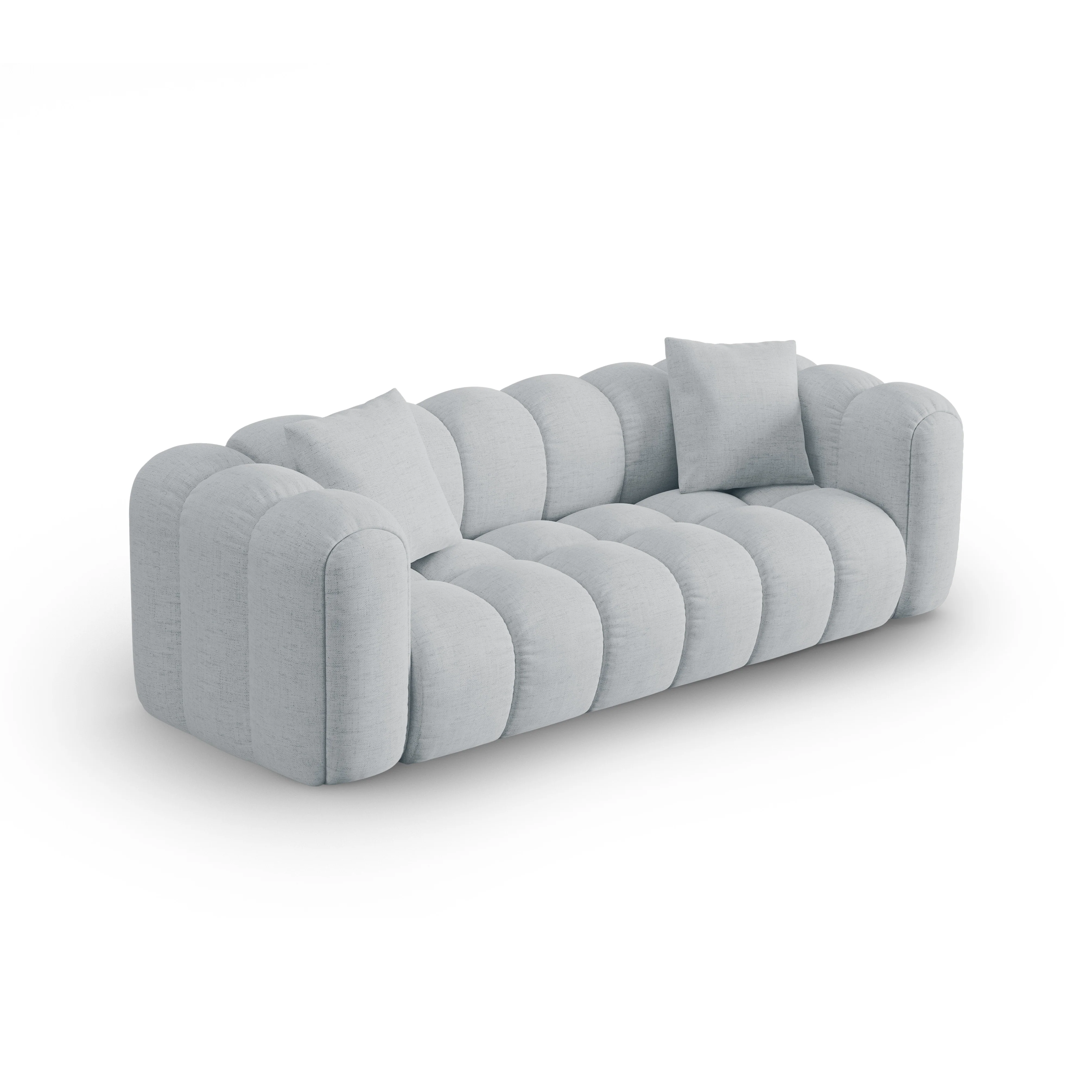 Sofa 4-osobowa ASTRO jasnoszary szenil
