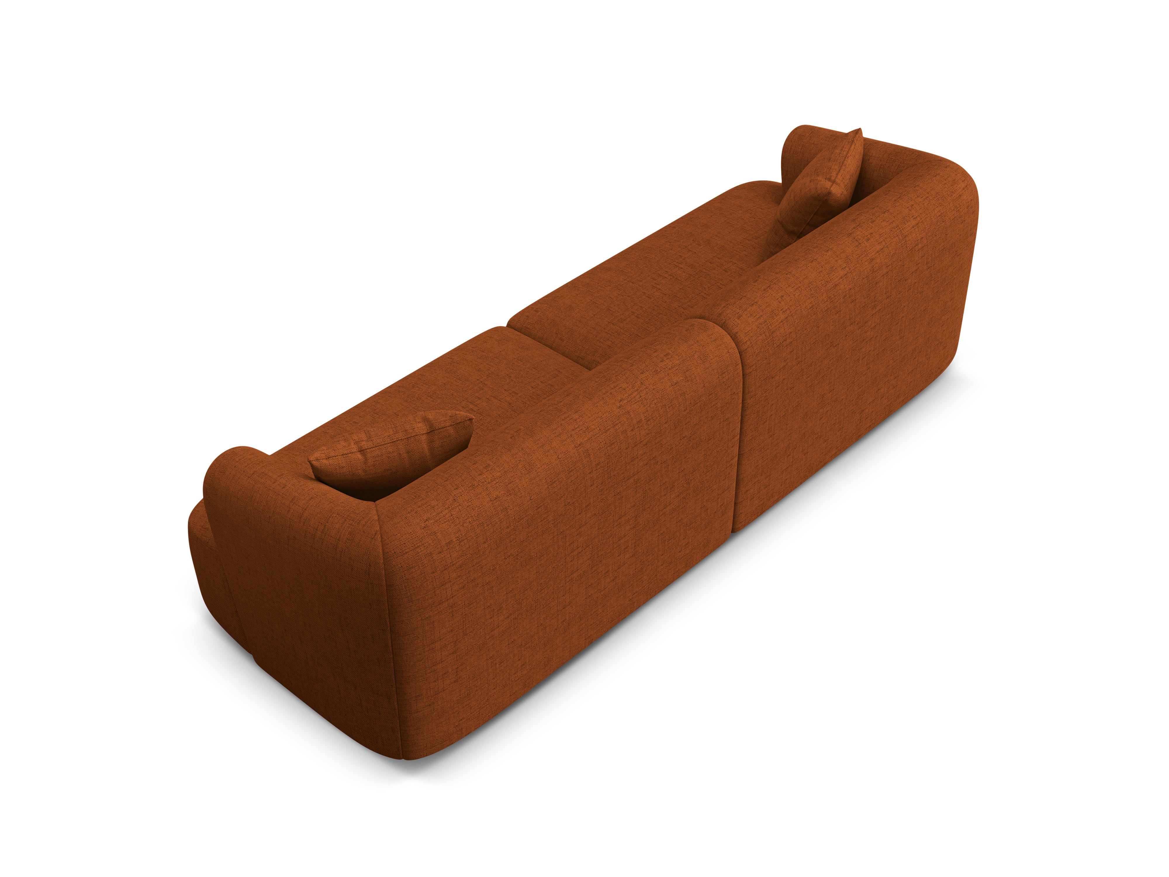 Sofa 4-osobowa CAMPI ceglany szenil - Image 4