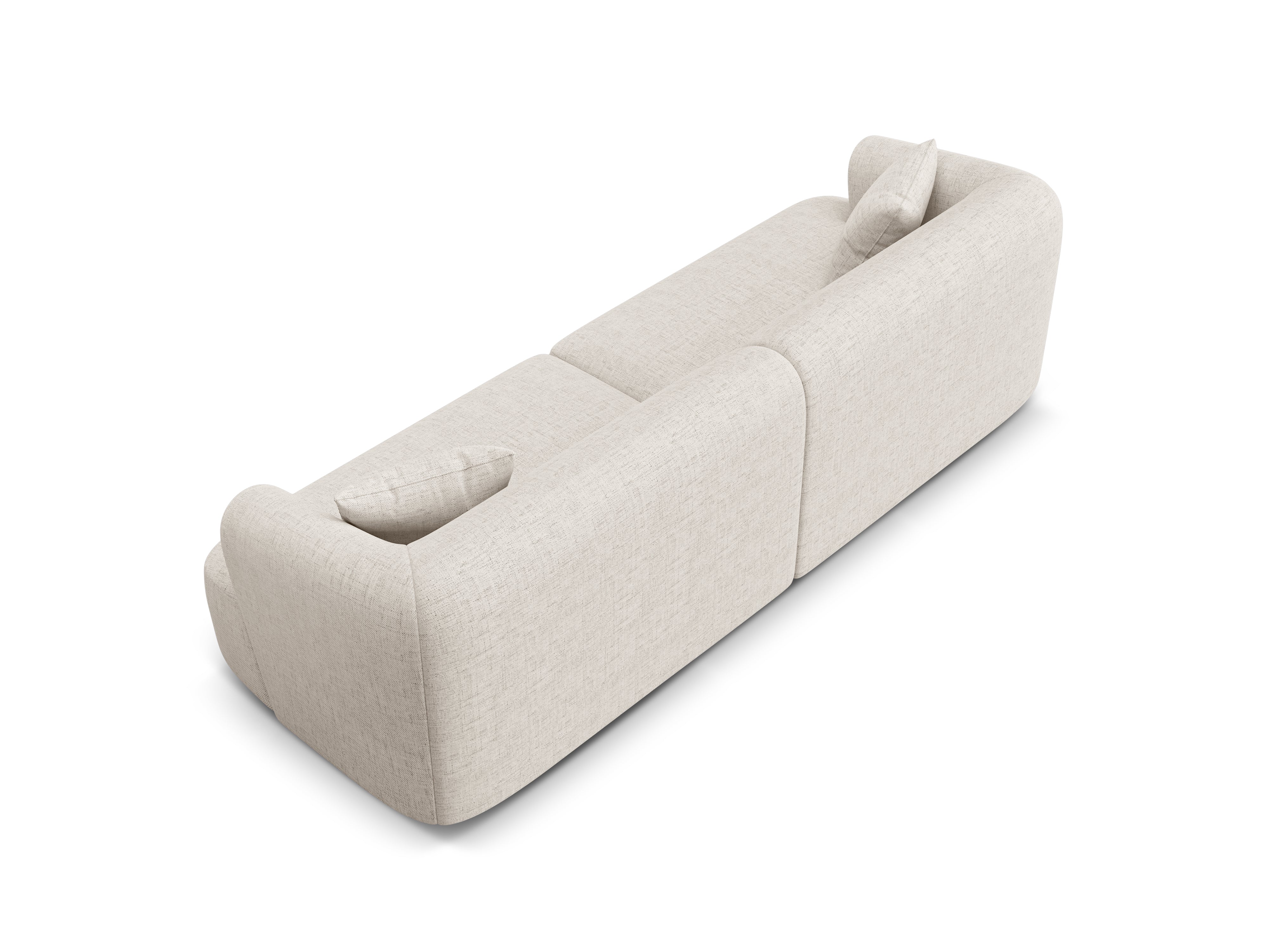Sofa 4-osobowa CAMPI kremowy szenil - Image 5