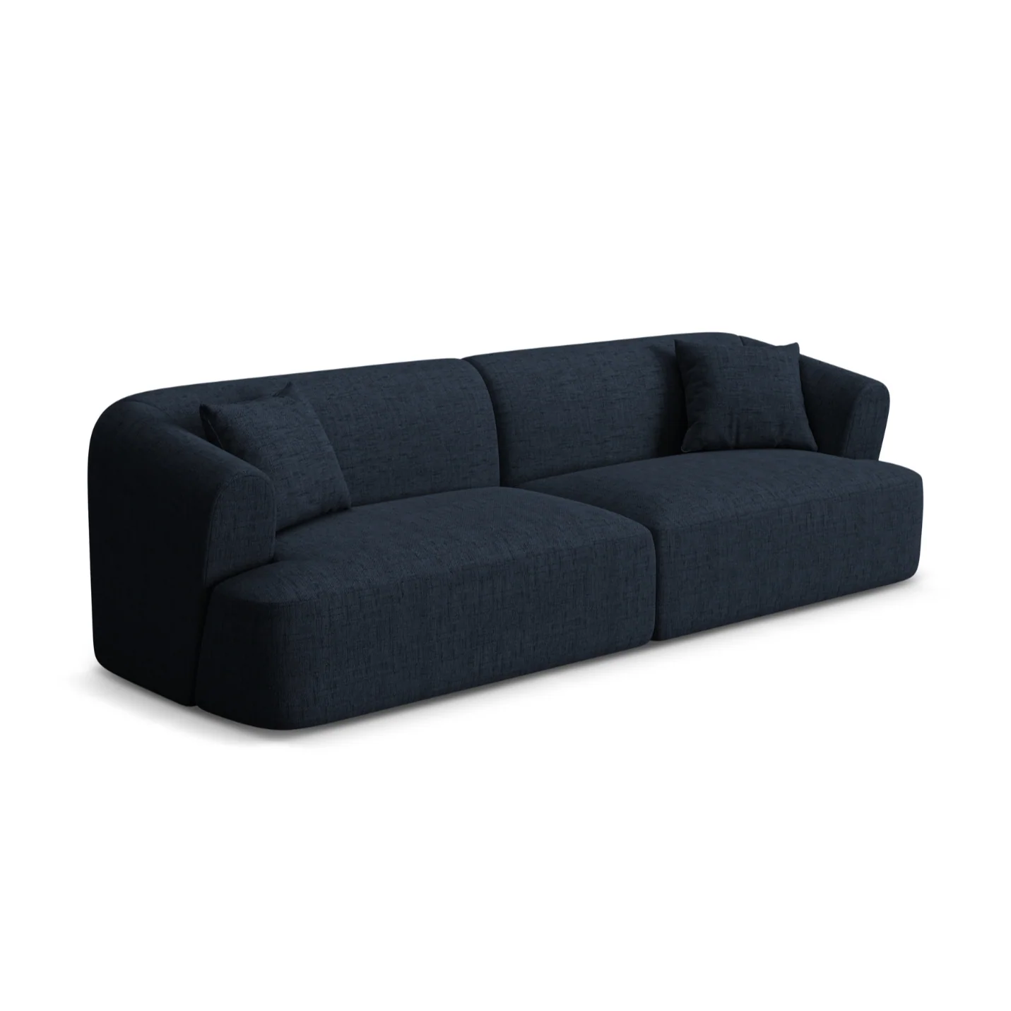 Sofa 4-osobowa CAMPI niebieski szenil