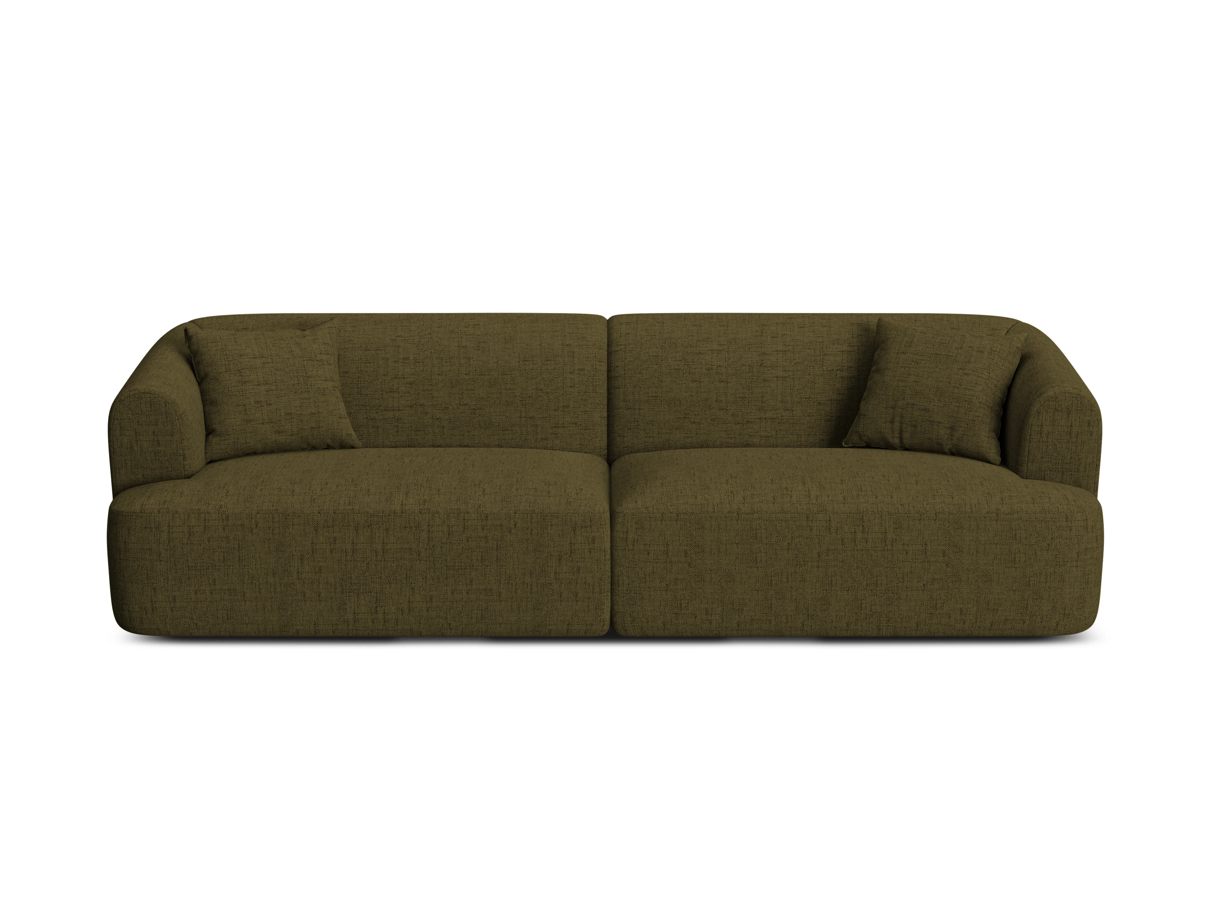 Sofa 4-osobowa CAMPI zielony szenil - Image 4