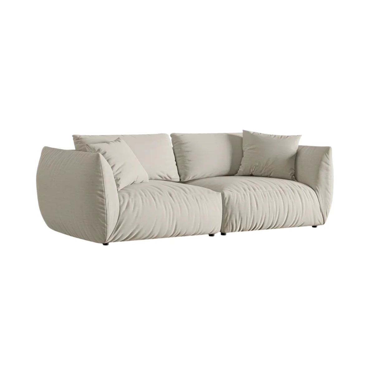 Sofa 4-osobowa CHRIS kremowy szenil