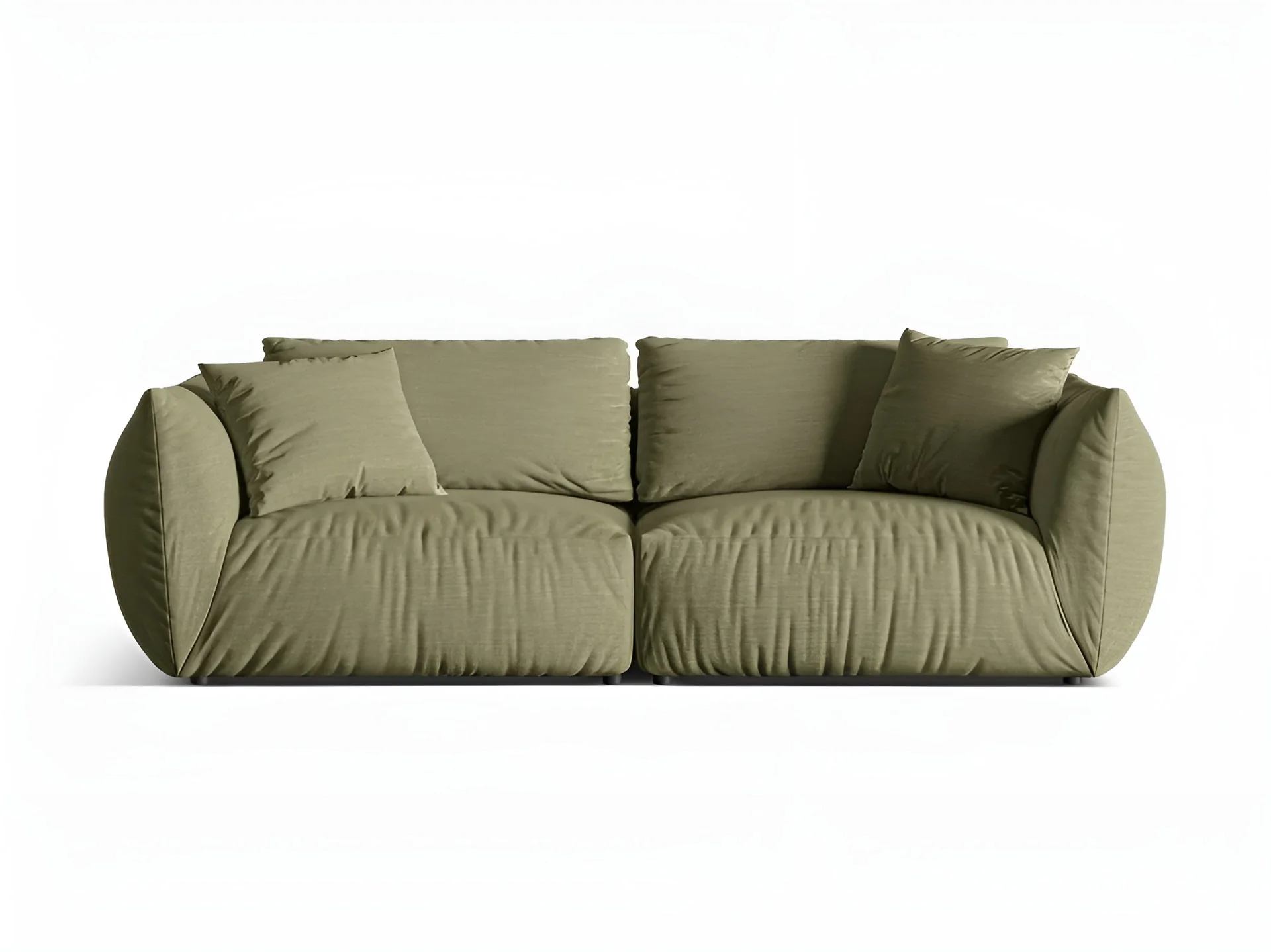 Sofa 4-osobowa CHRIS zielony szenil - Image 3