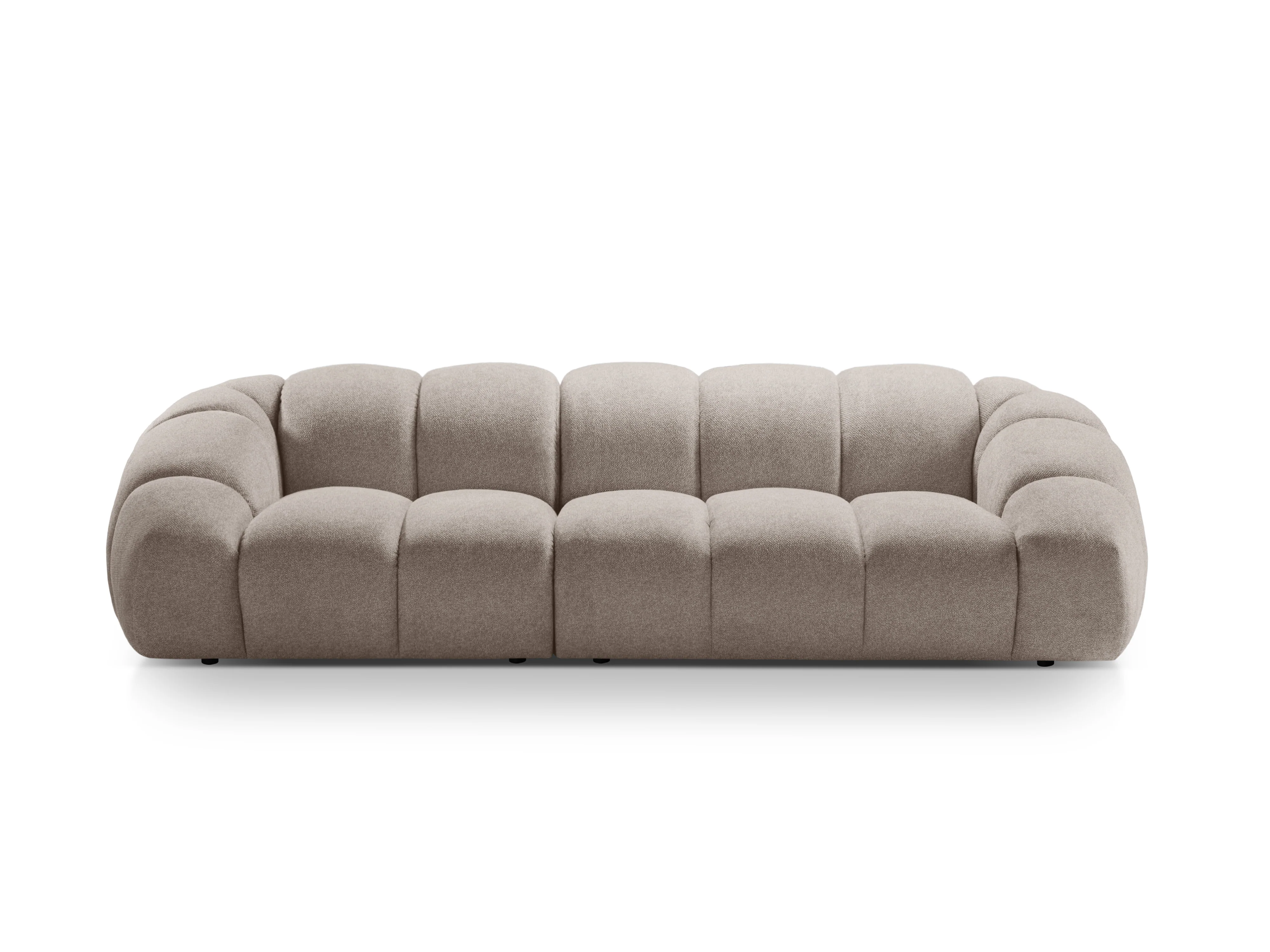 Sofa 4-osobowa DIANA ciemnobeżowy szenil - Image 3