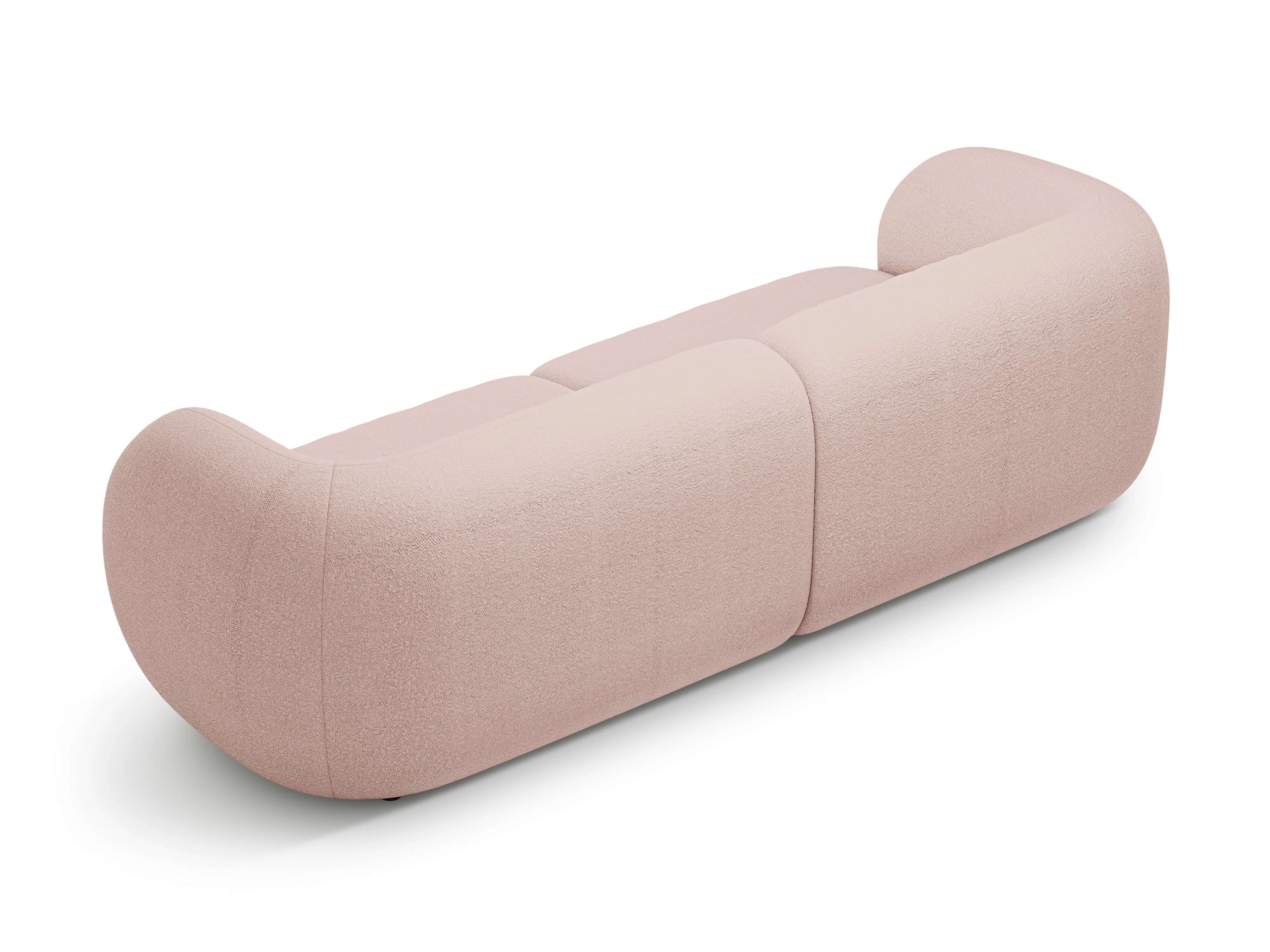 Sofa 4-osobowa KATE różowy boucle - Image 3