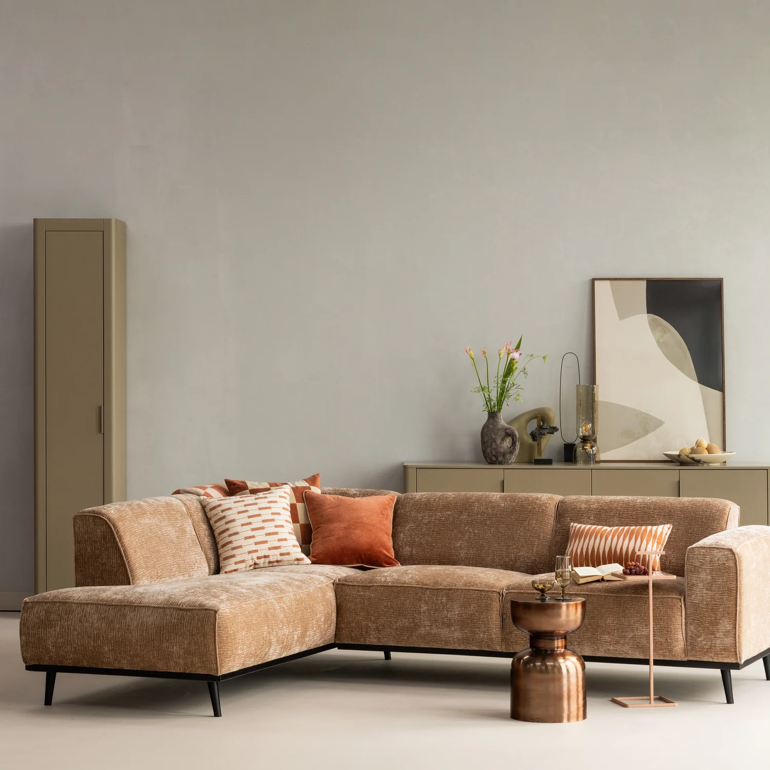 Sofa 4-osobowa STATEMENT beżowy szenil - Image 2