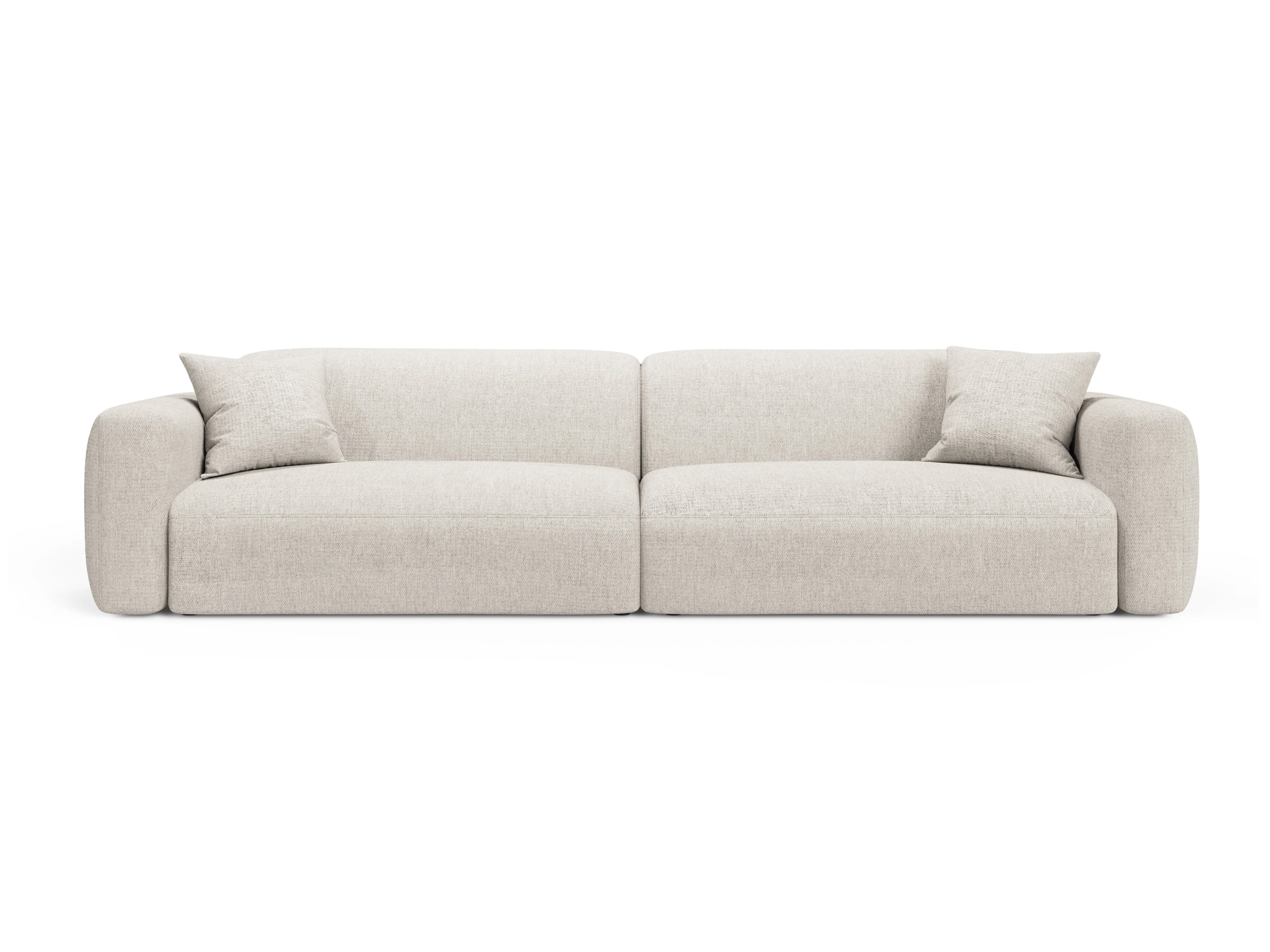 Sofa 4-osobowa STRINO kremowy szenil - Image 2