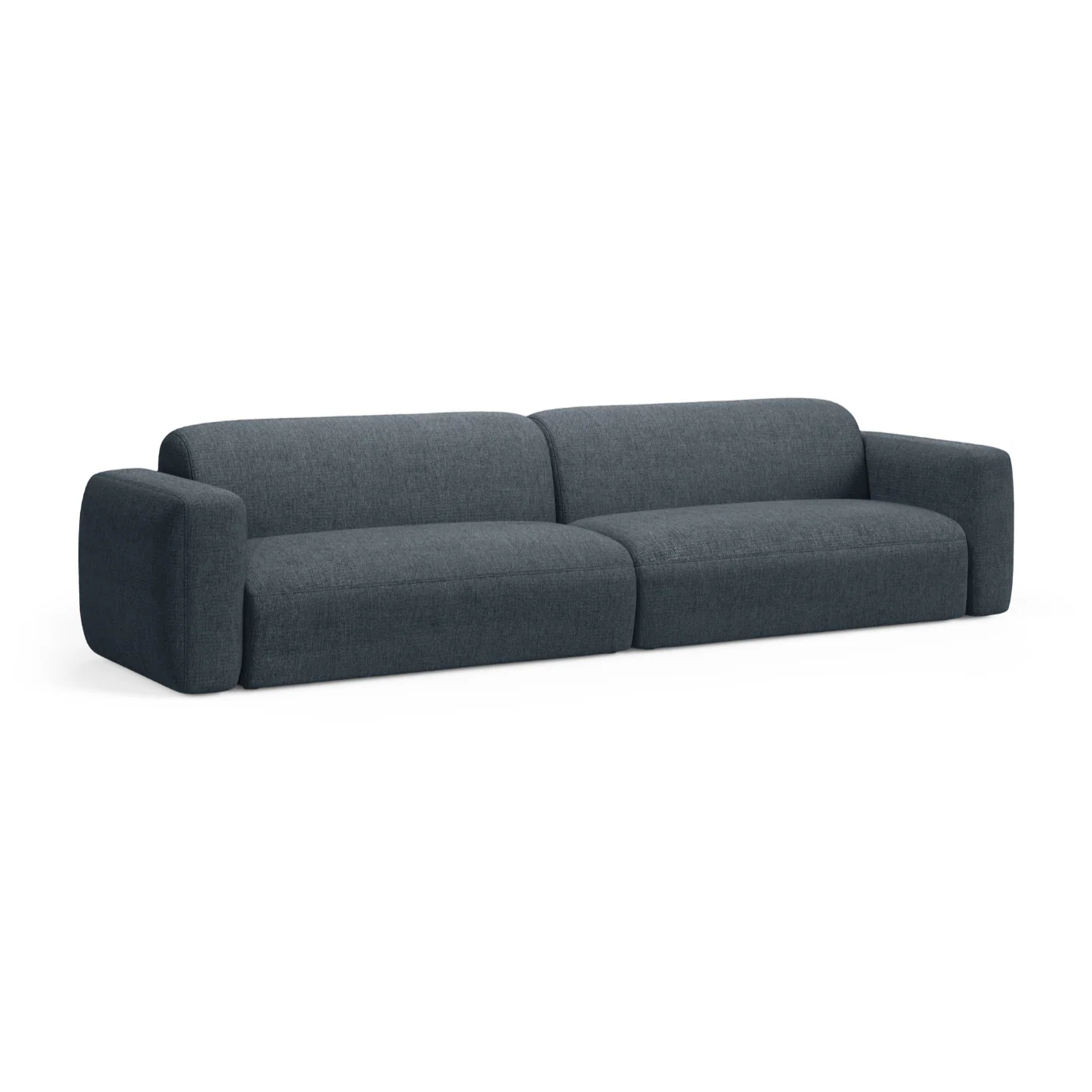 Sofa 4-osobowa STRINO niebieski szenil