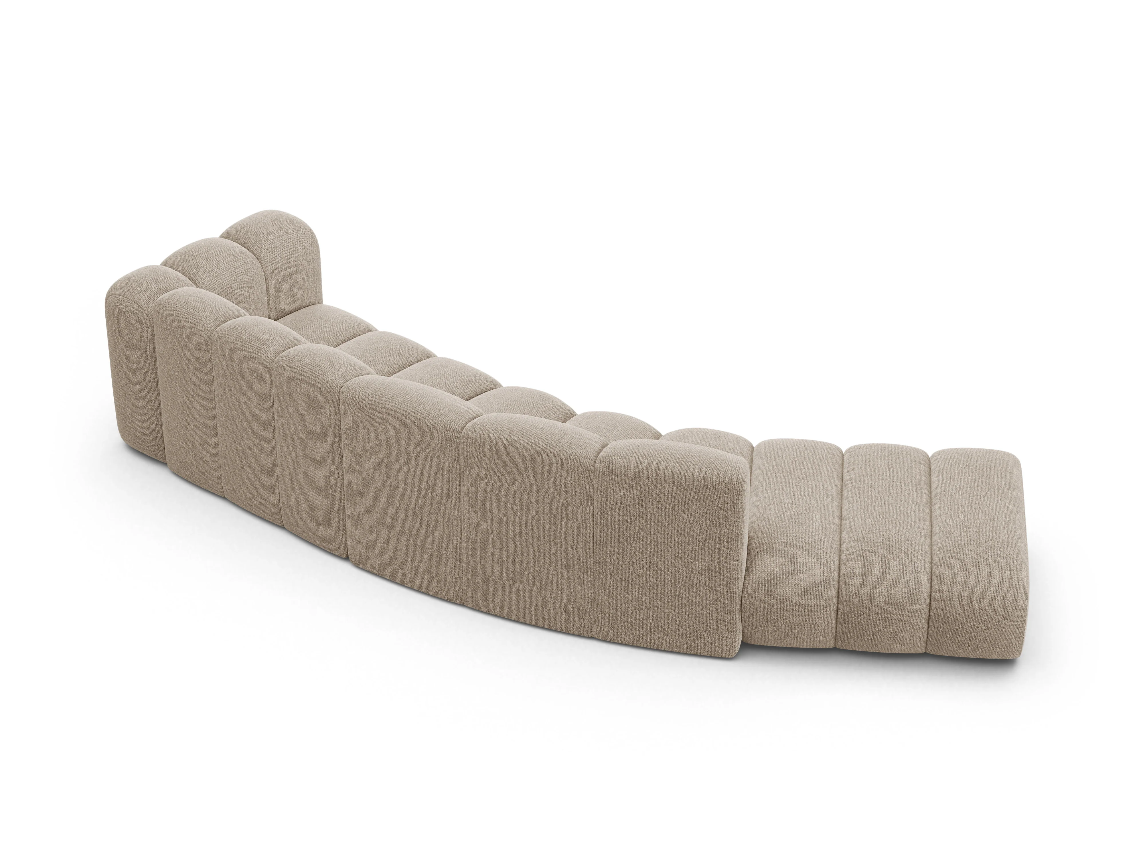 Sofa 5-osobowa lewostronna LUPINE beżowy szenil - Image 4
