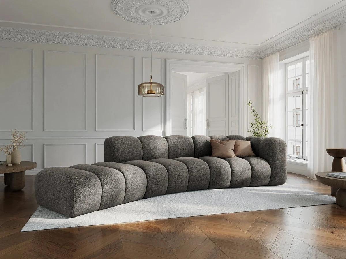 Sofa 5-osobowa lewostronna LUPINE szary szenil - Image 2