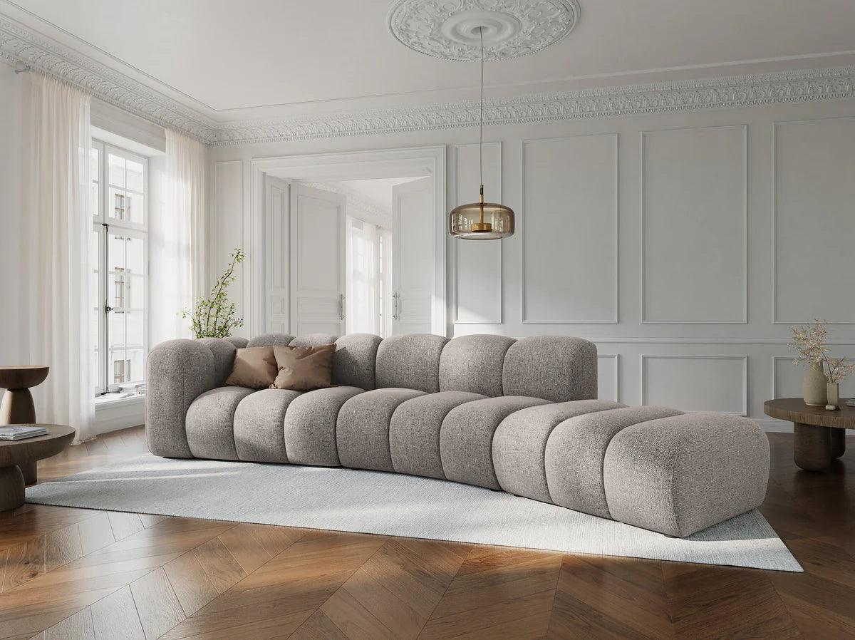 Sofa 5-osobowa prawostronna LUPINE beżowy szenil - Image 2