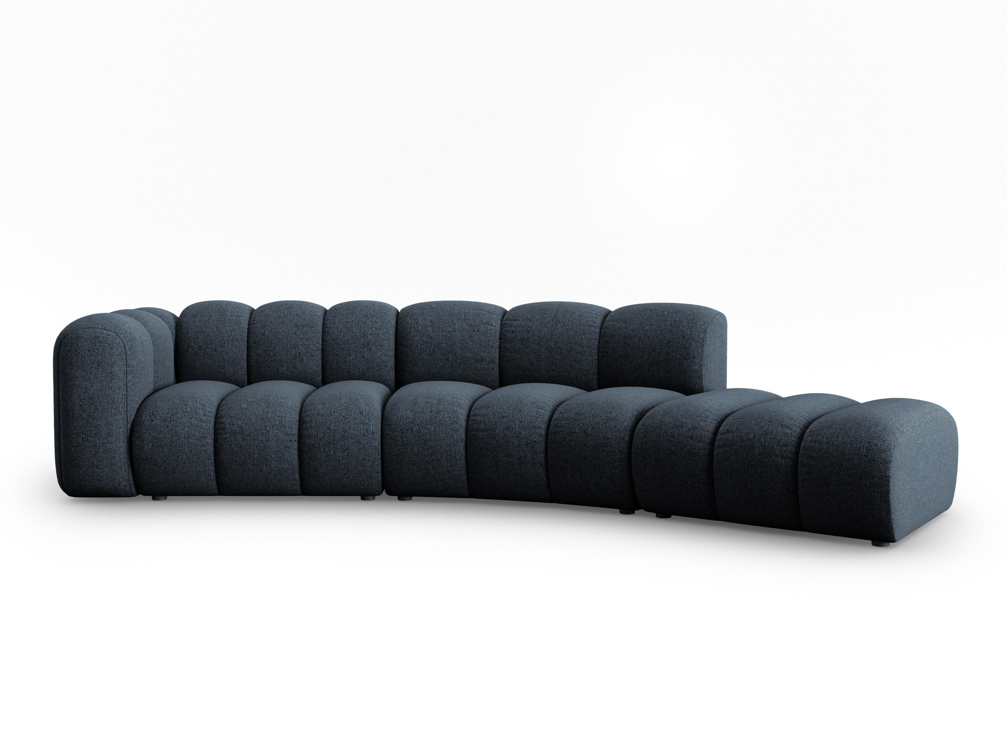 Sofa 5-osobowa prawostronna LUPINE granatowy szenil - Image 3
