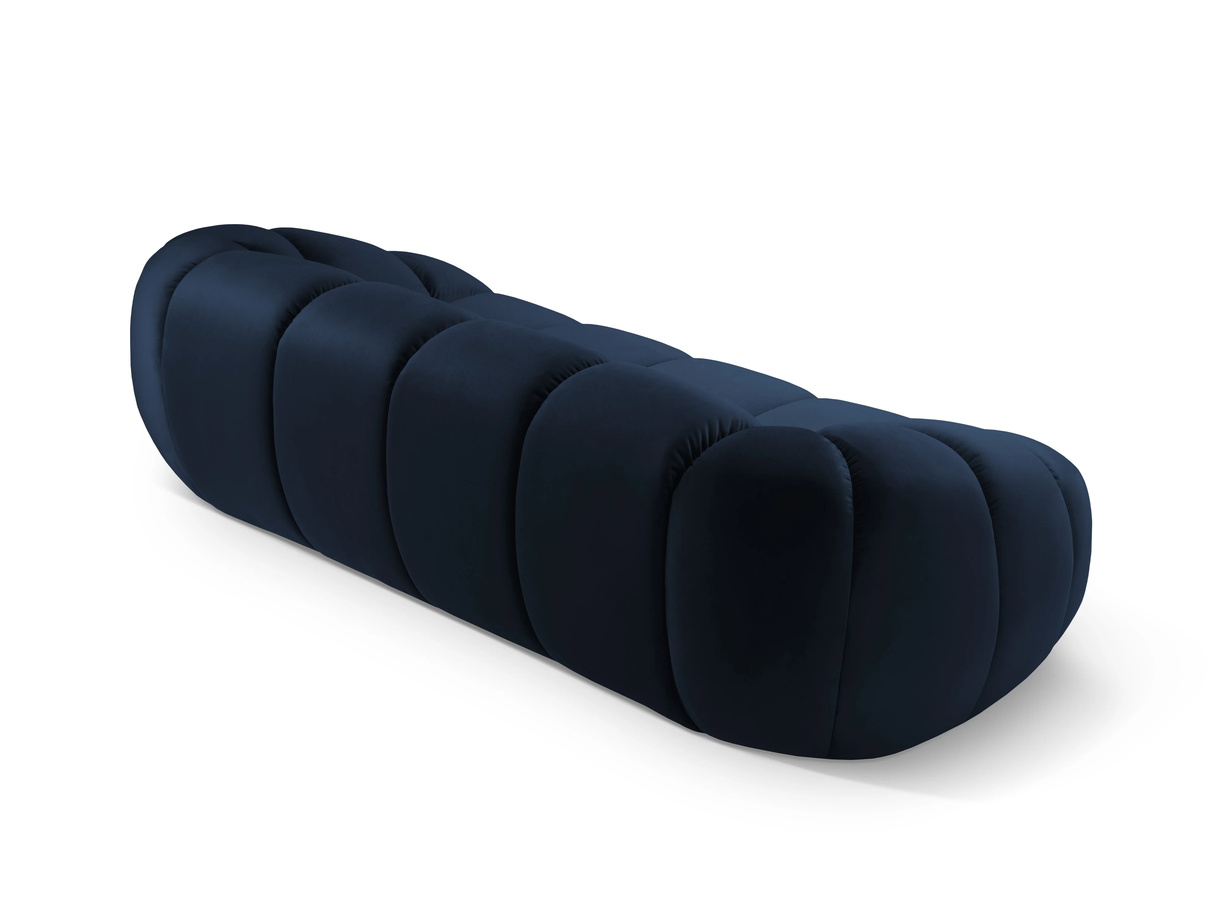 Sofa aksamitna 2,5-osobowa DIANA granat królewski - Image 4
