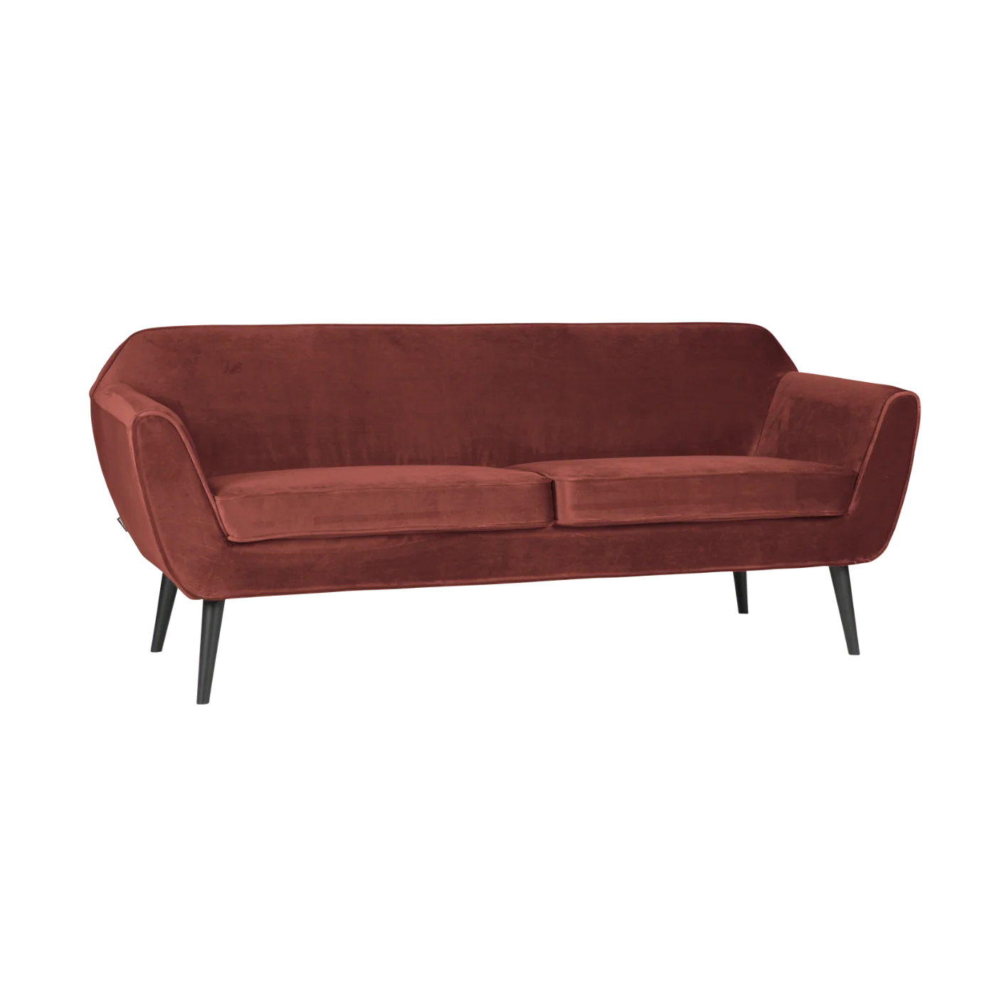 Sofa aksamitna 2,5-osobowa ROCCO burgundowy