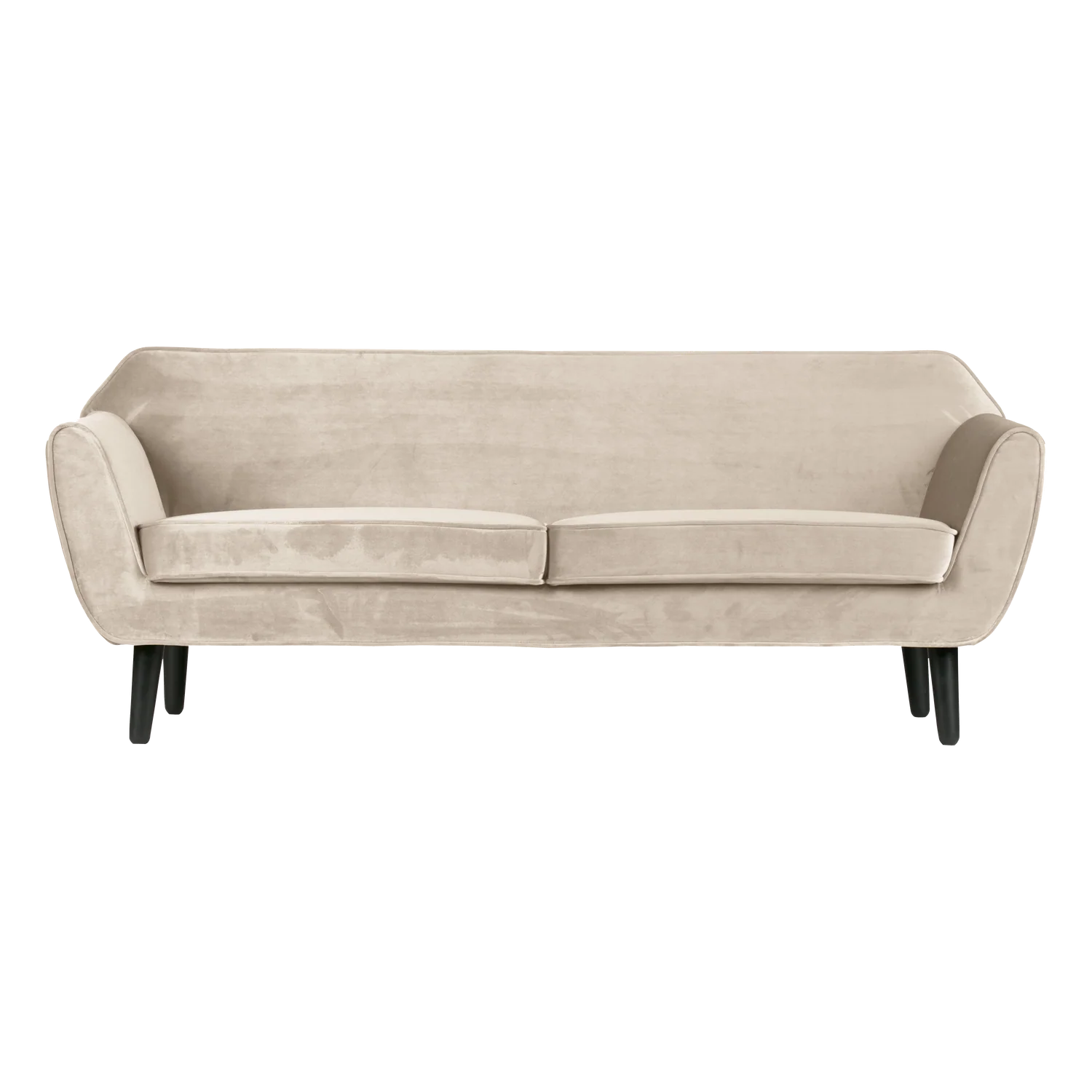 Sofa aksamitna 2,5-osobowa ROCCO złamany biały - Image 3