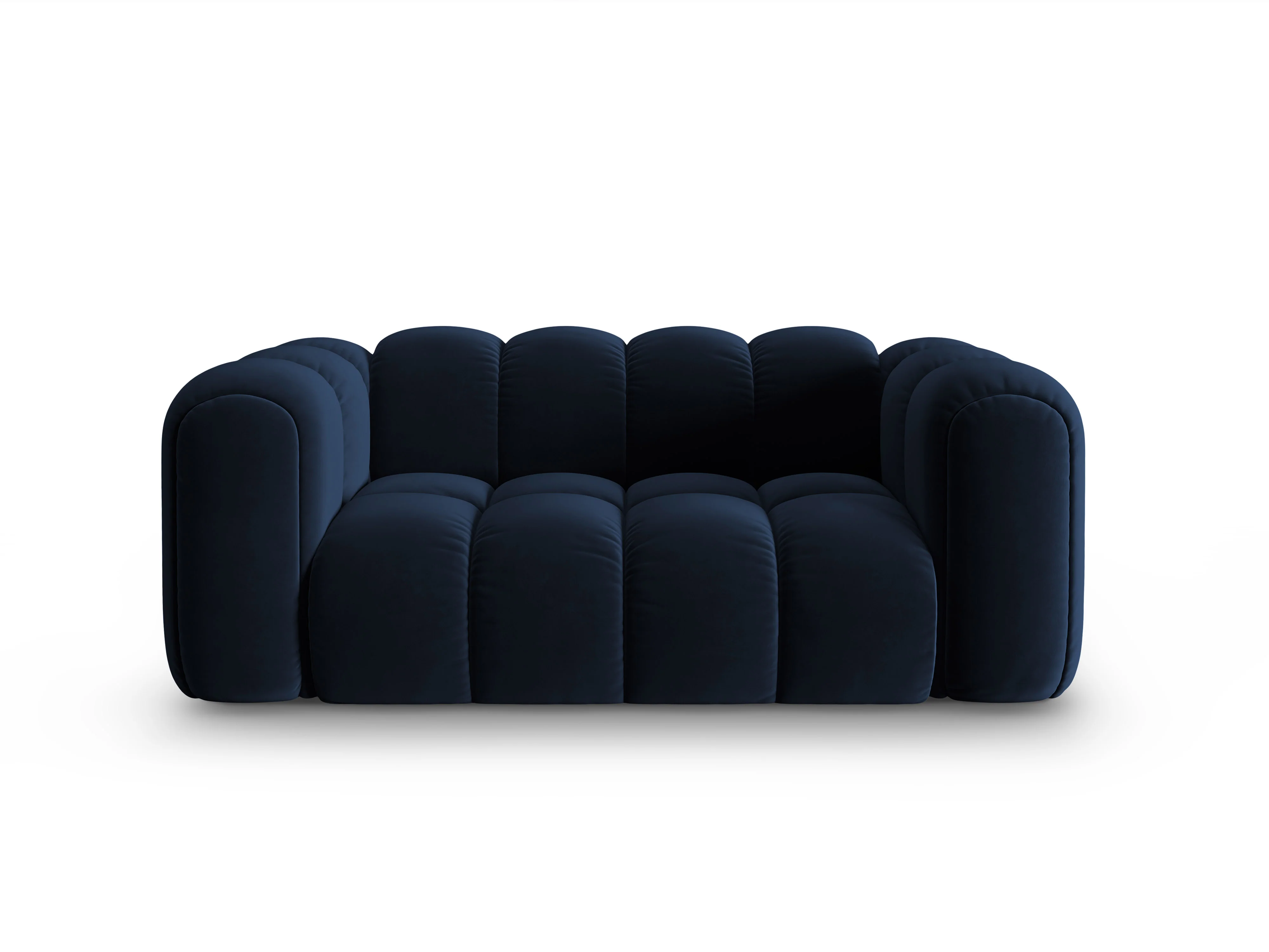Sofa aksamitna 2-osobowa ASTRO granat królewski - Image 3