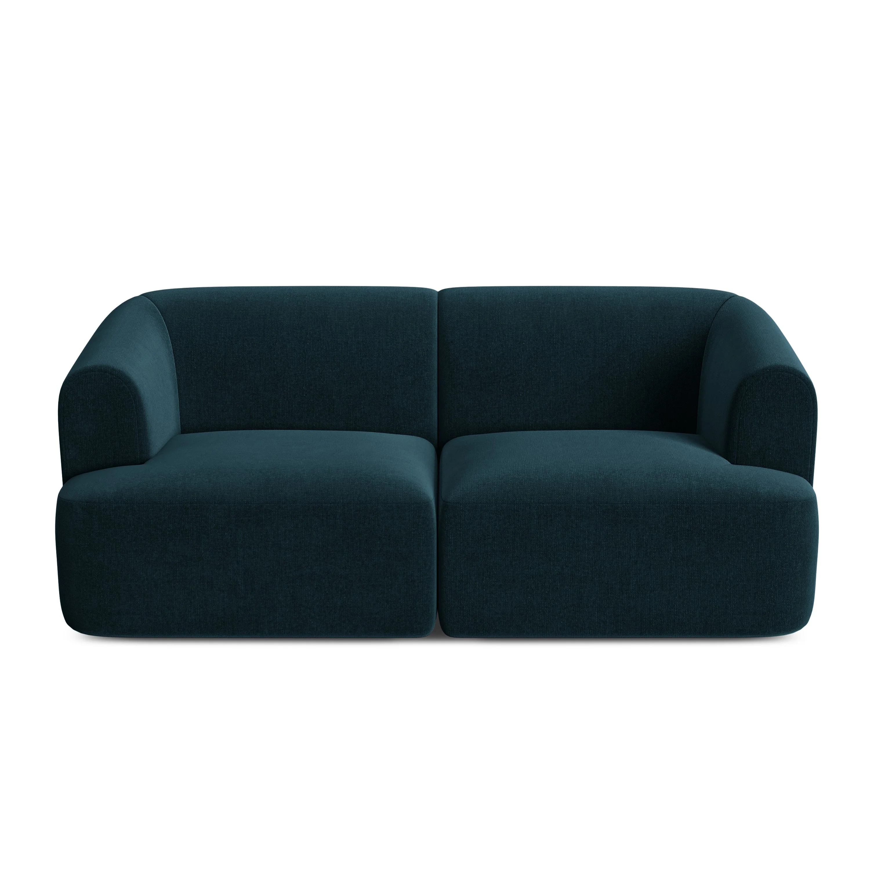 Sofa aksamitna 2-osobowa CAMPI petrol - Image 4