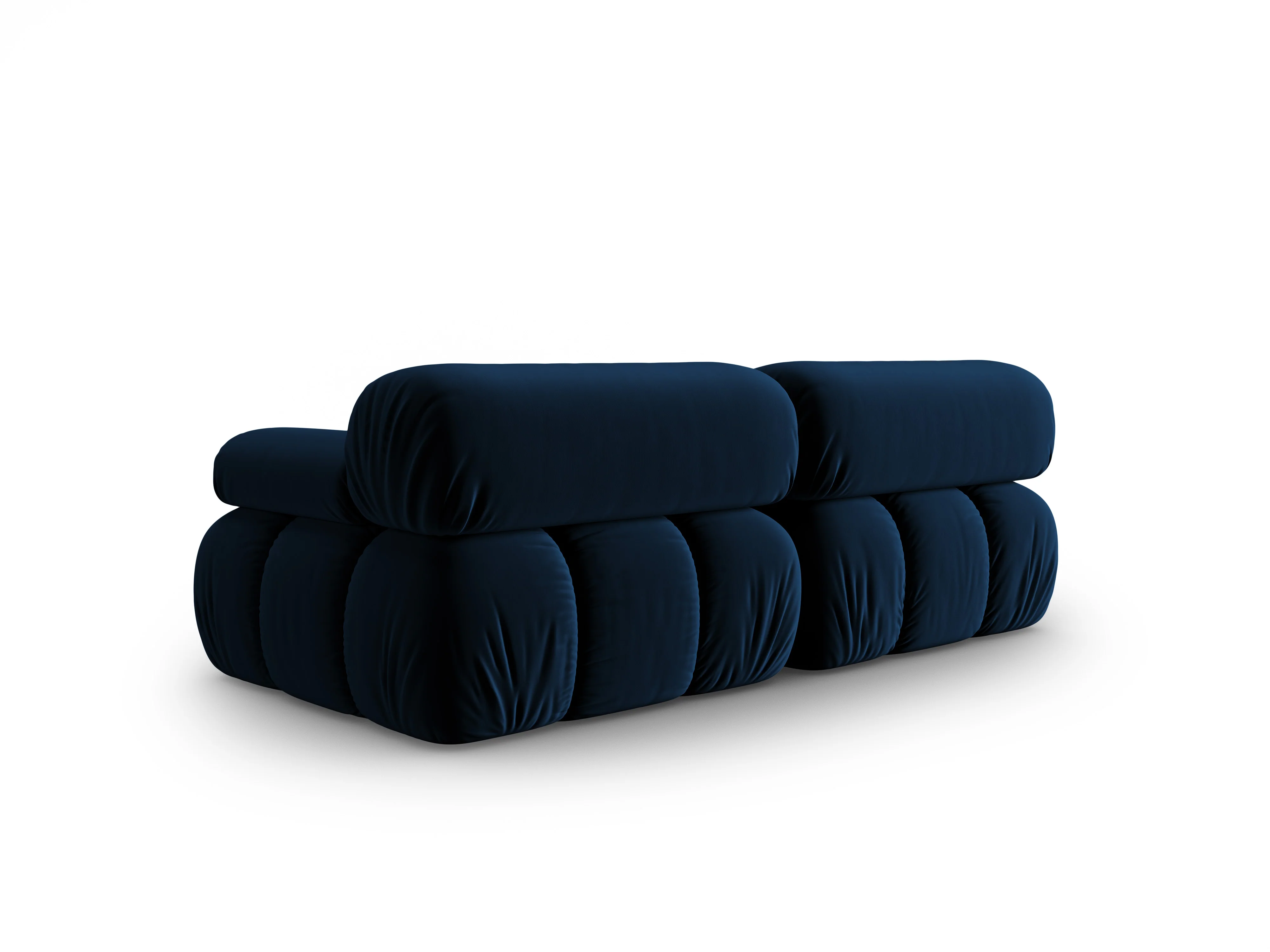 Sofa aksamitna 2-osobowa CORTINA królewski niebieski - Image 4