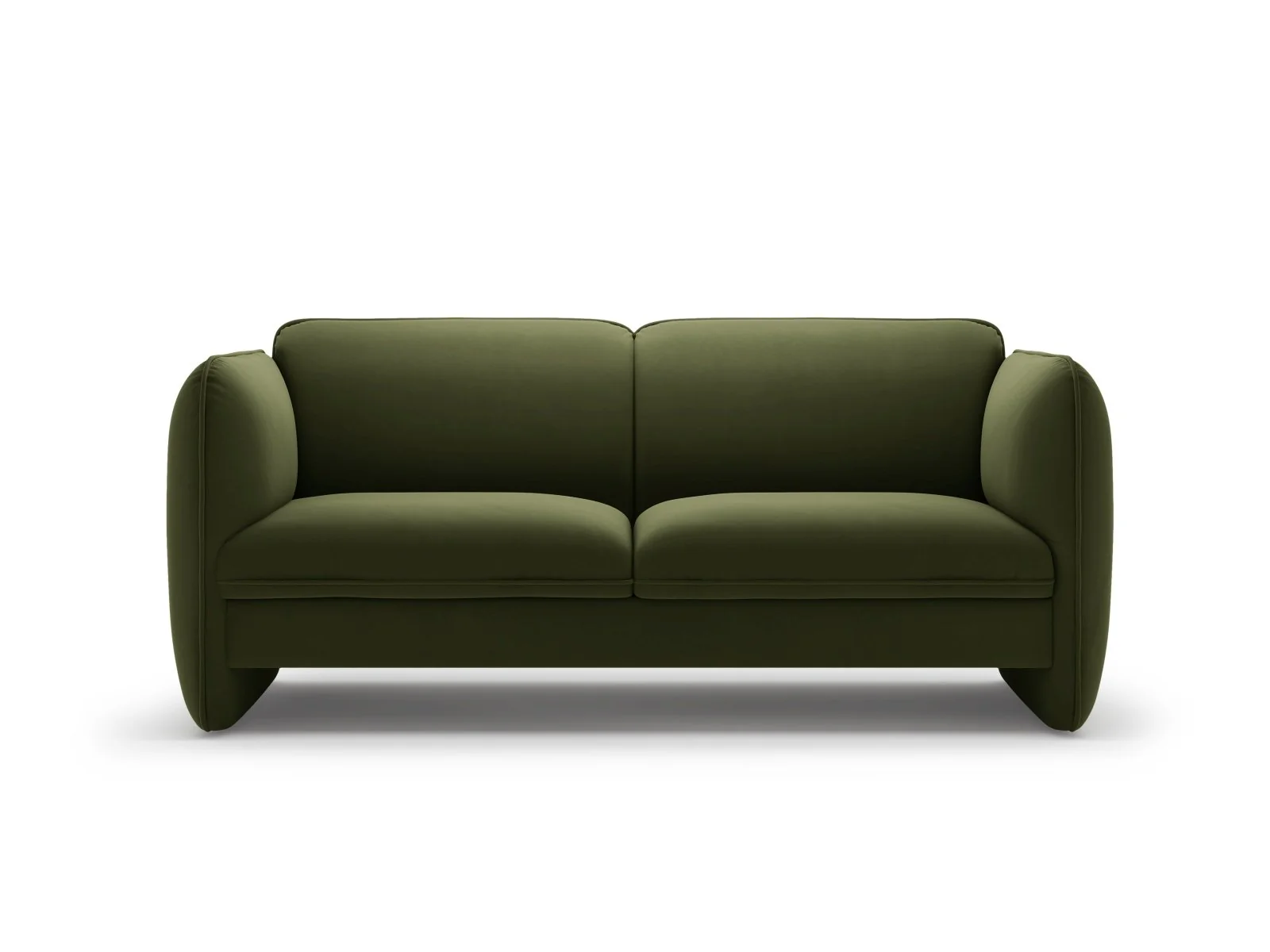 Sofa aksamitna 2-osobowa GEORGIA zielony - Image 3