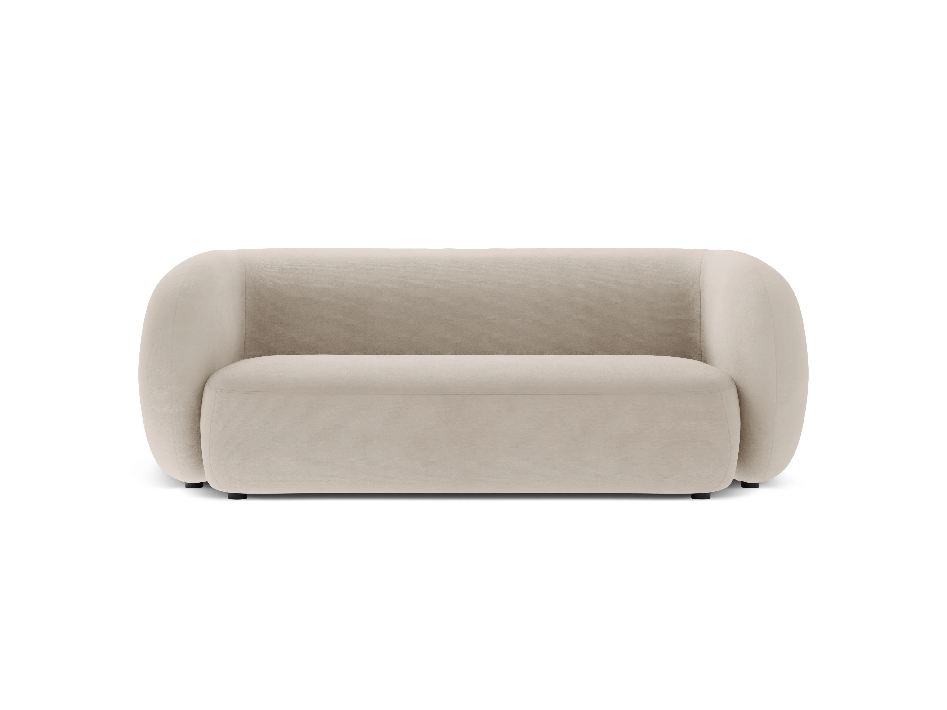 Sofa aksamitna 2-osobowa KATE beżowy