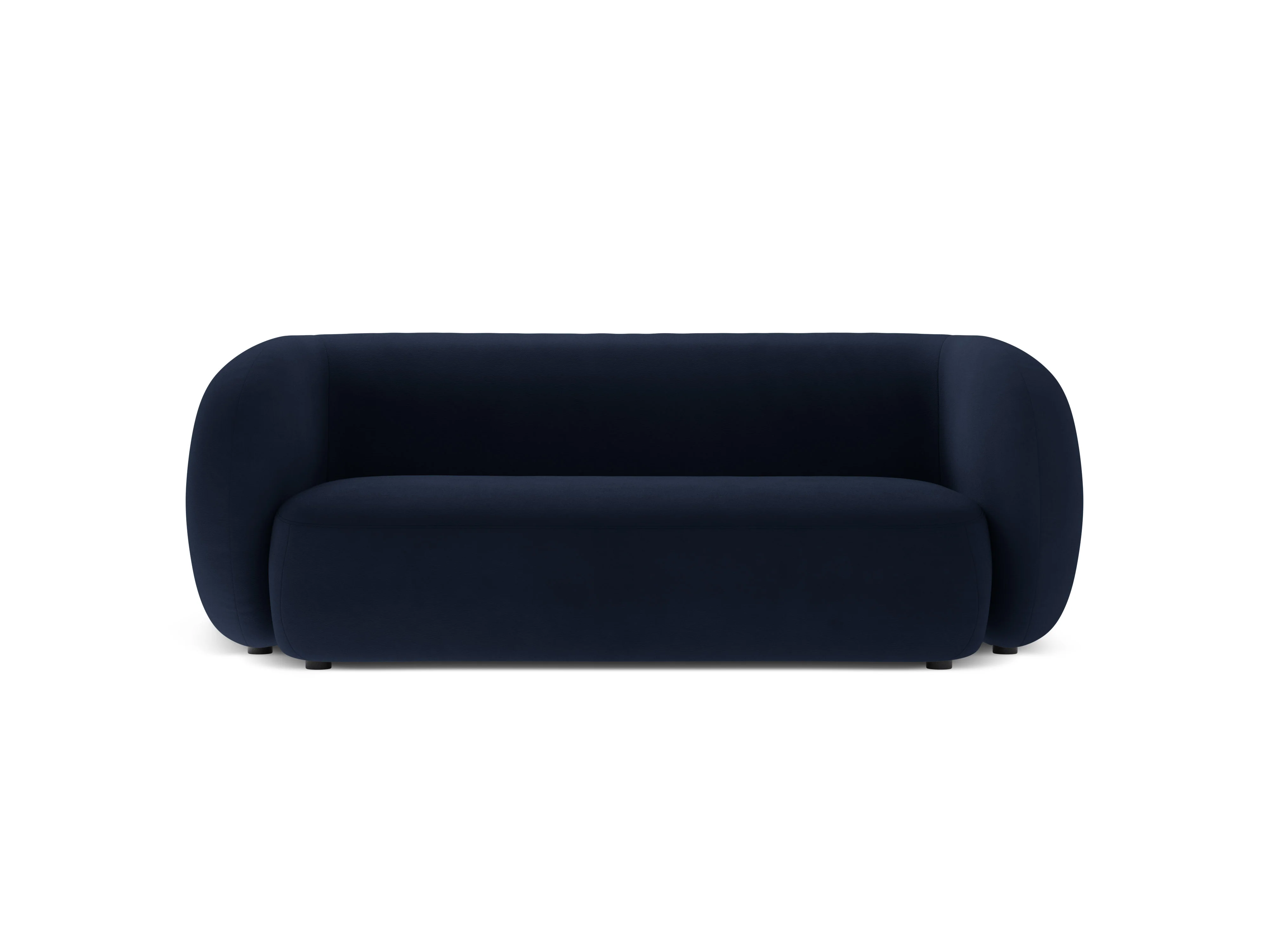 Sofa aksamitna 2-osobowa KATE granat królewski