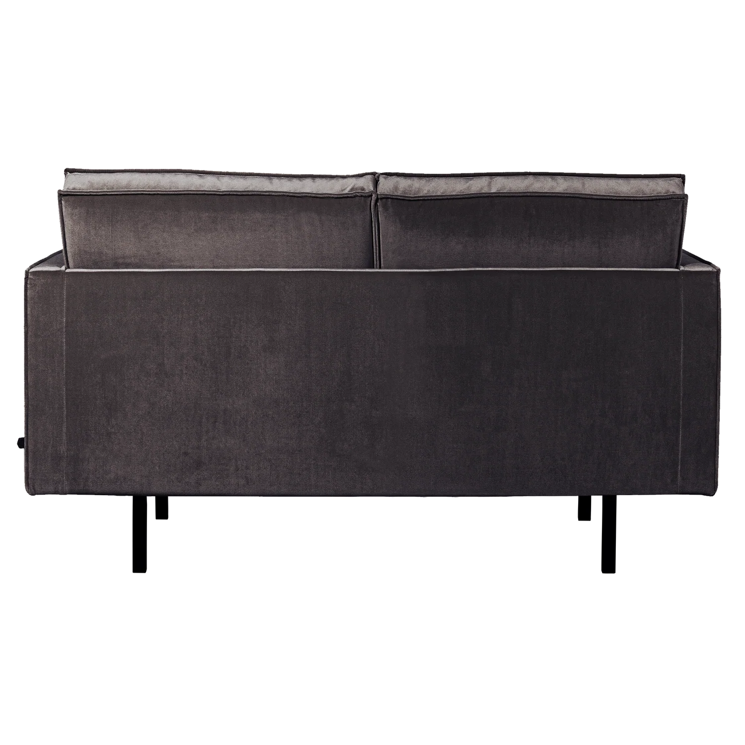 Sofa aksamitna 2-osobowa RODEO antracytowy - Image 4