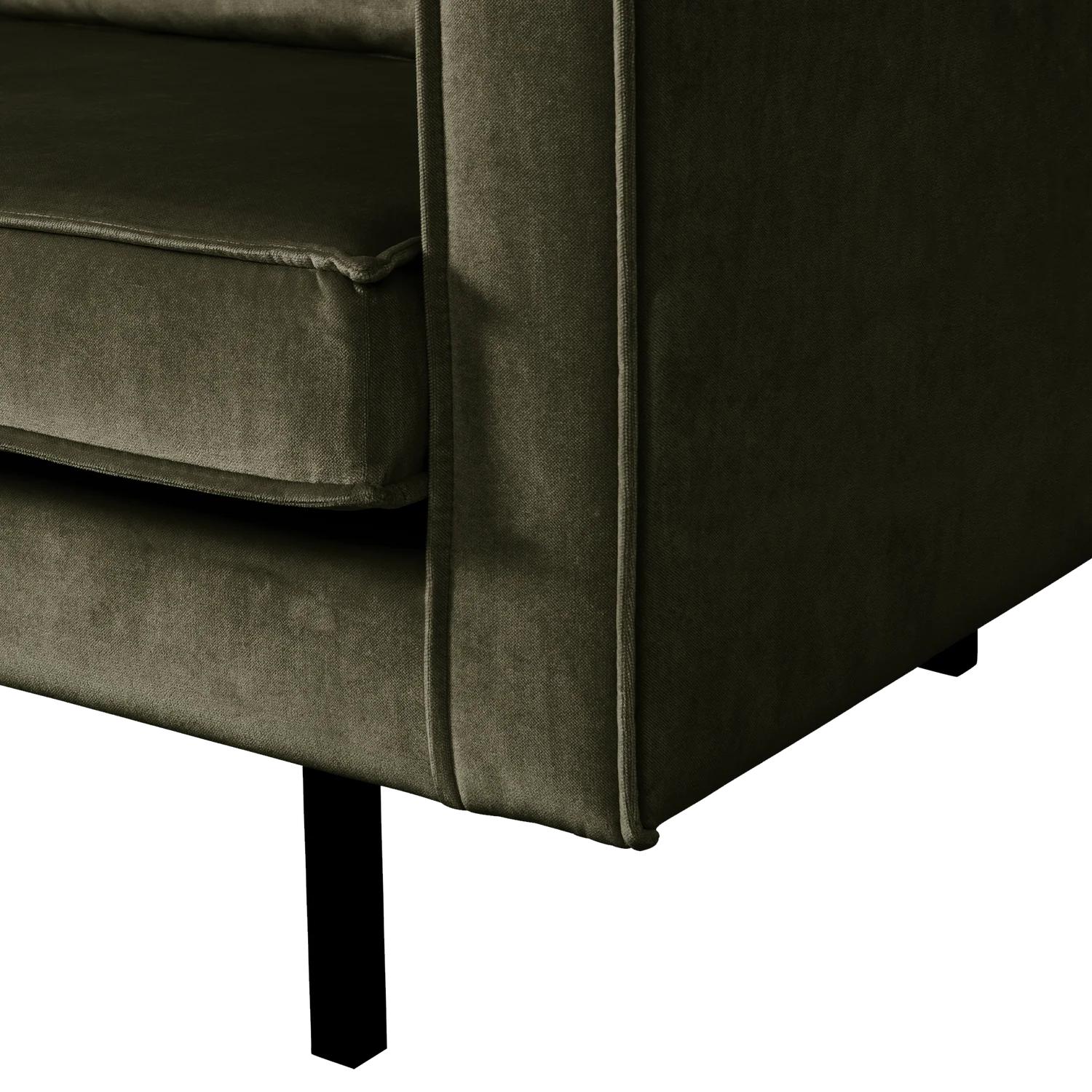 Sofa aksamitna 2-osobowa RODEO ciemnozielony - Image 2