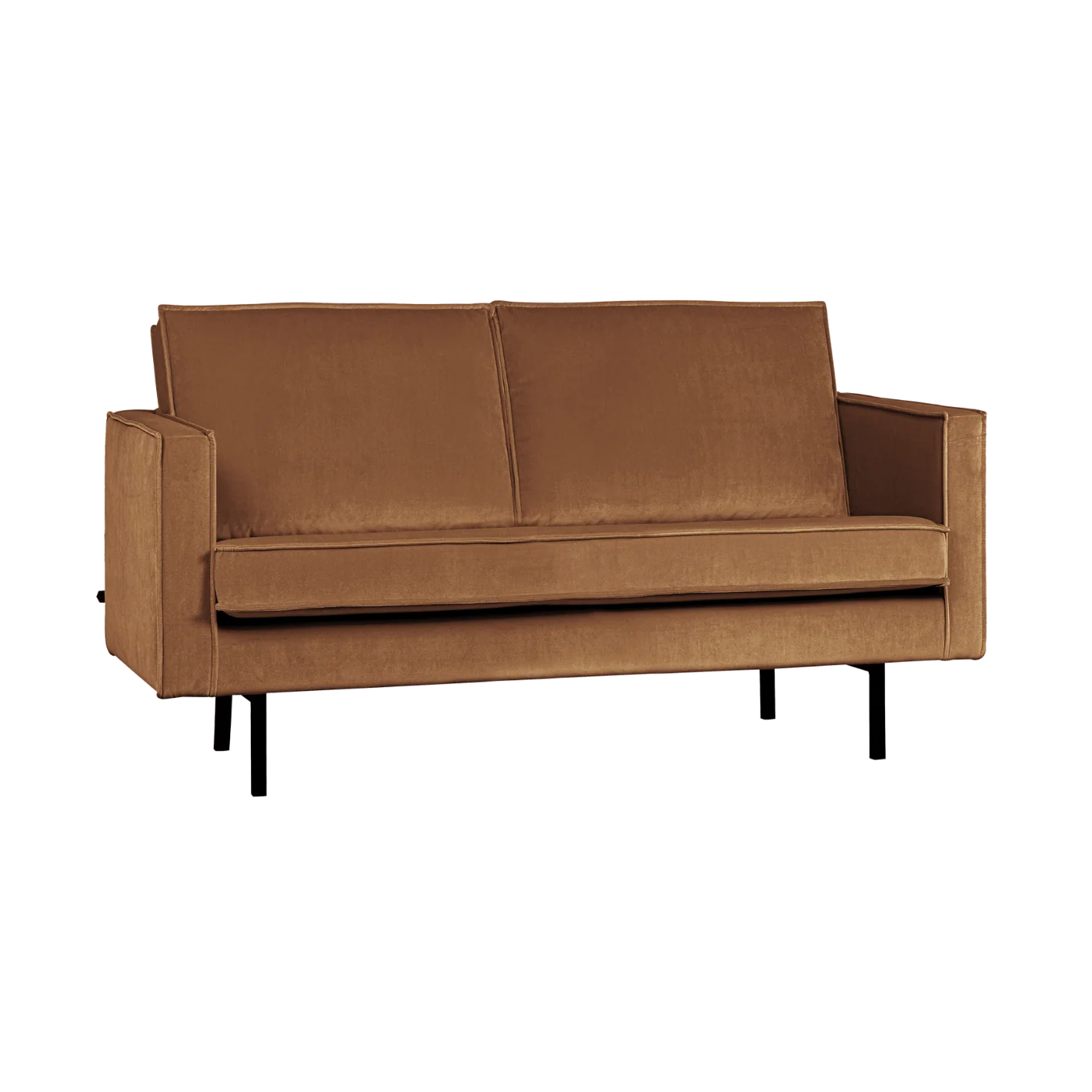 Sofa aksamitna 2-osobowa RODEO miodowy