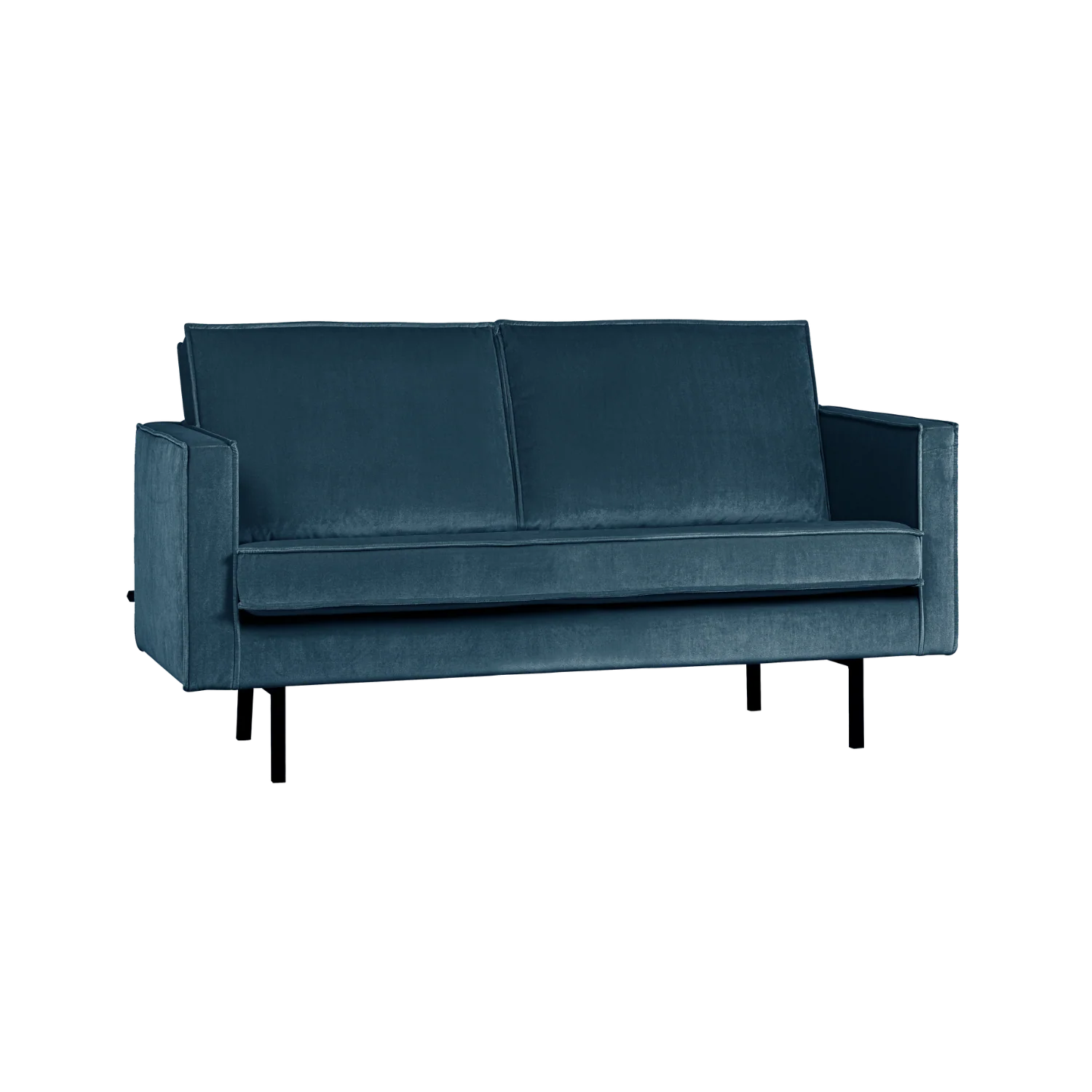 Sofa aksamitna 2-osobowa RODEO niebieski