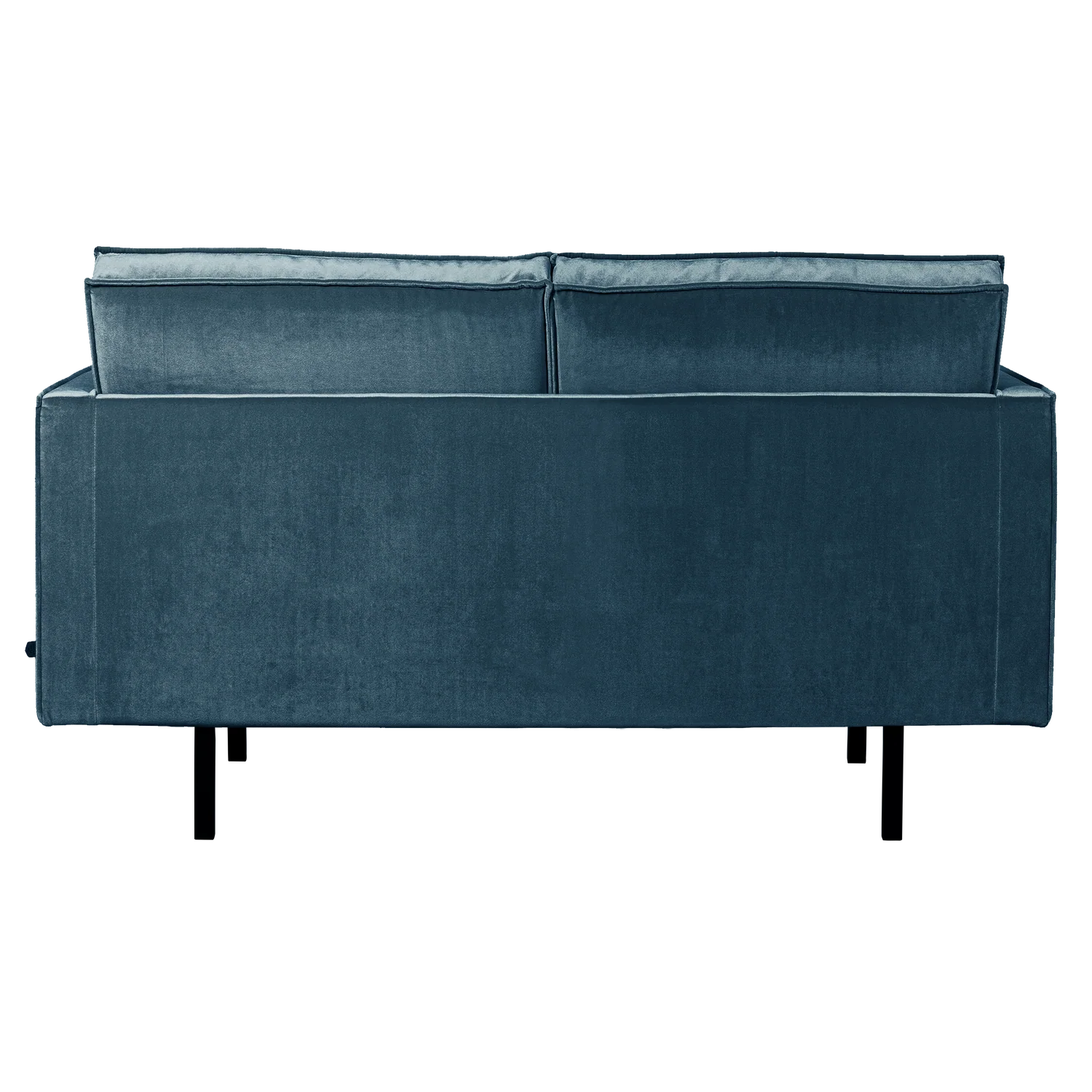 Sofa aksamitna 2-osobowa RODEO niebieski - Image 3