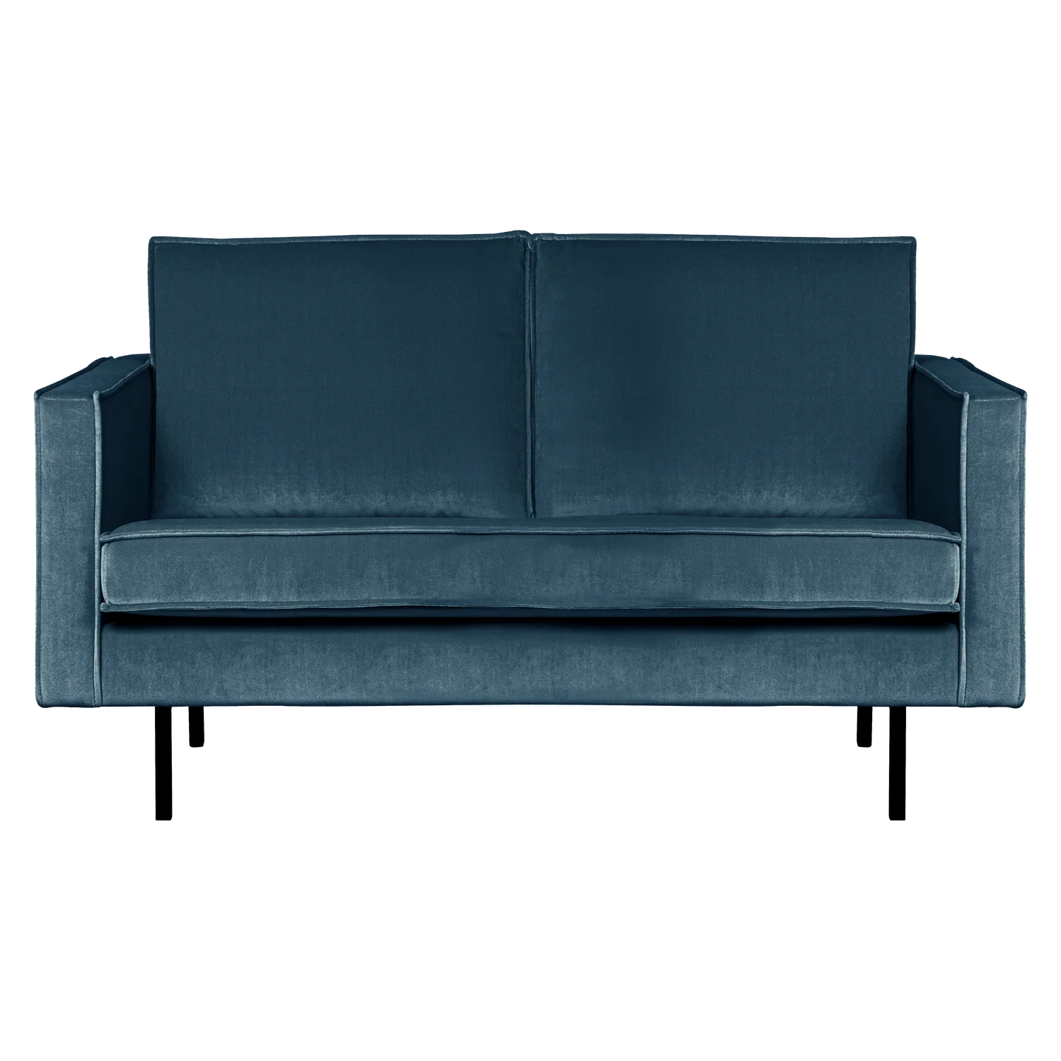 Sofa aksamitna 2-osobowa RODEO niebieski - Image 4