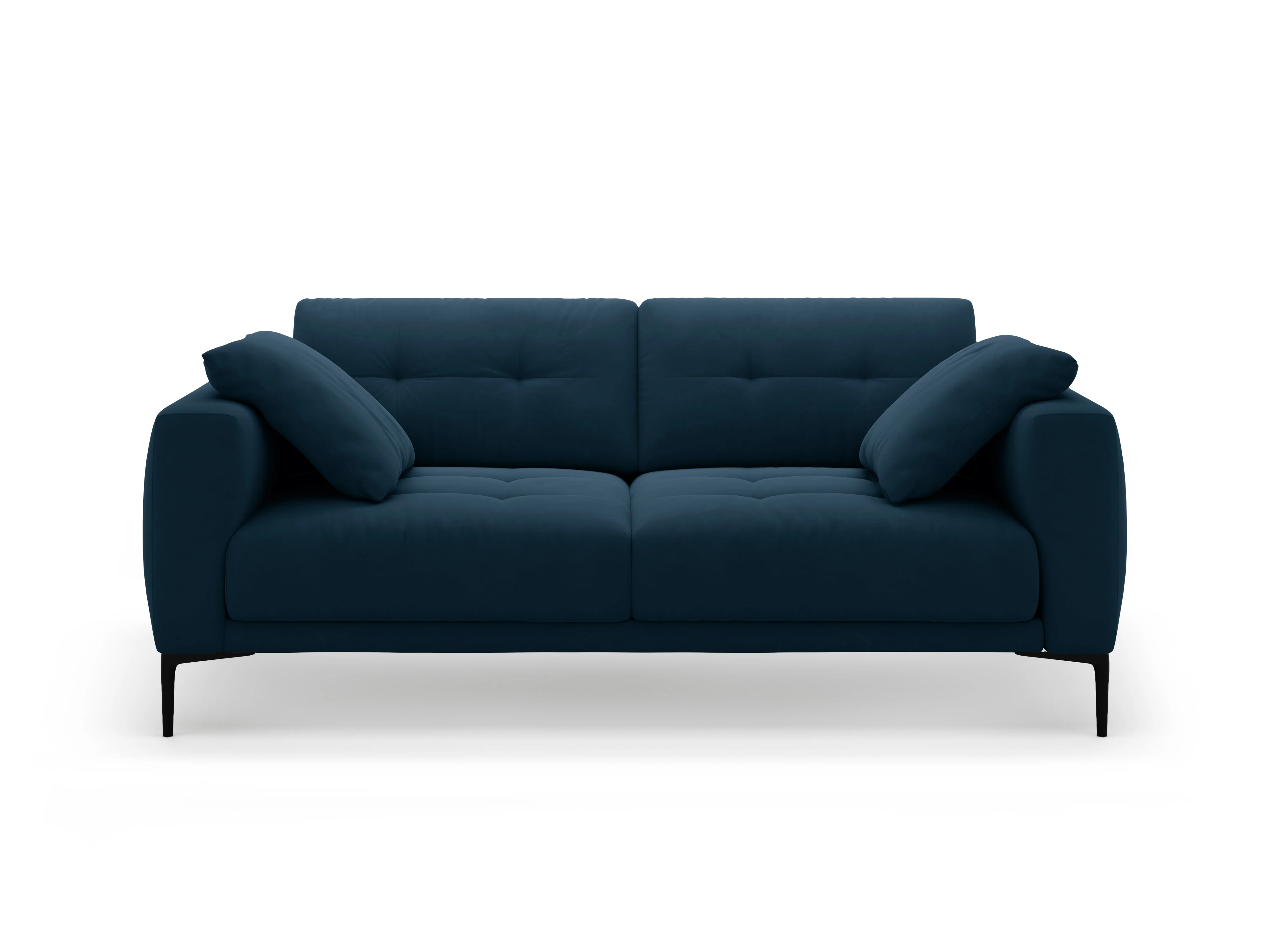 Sofa aksamitna 3-osobowa BEMY granat królewski - Image 4
