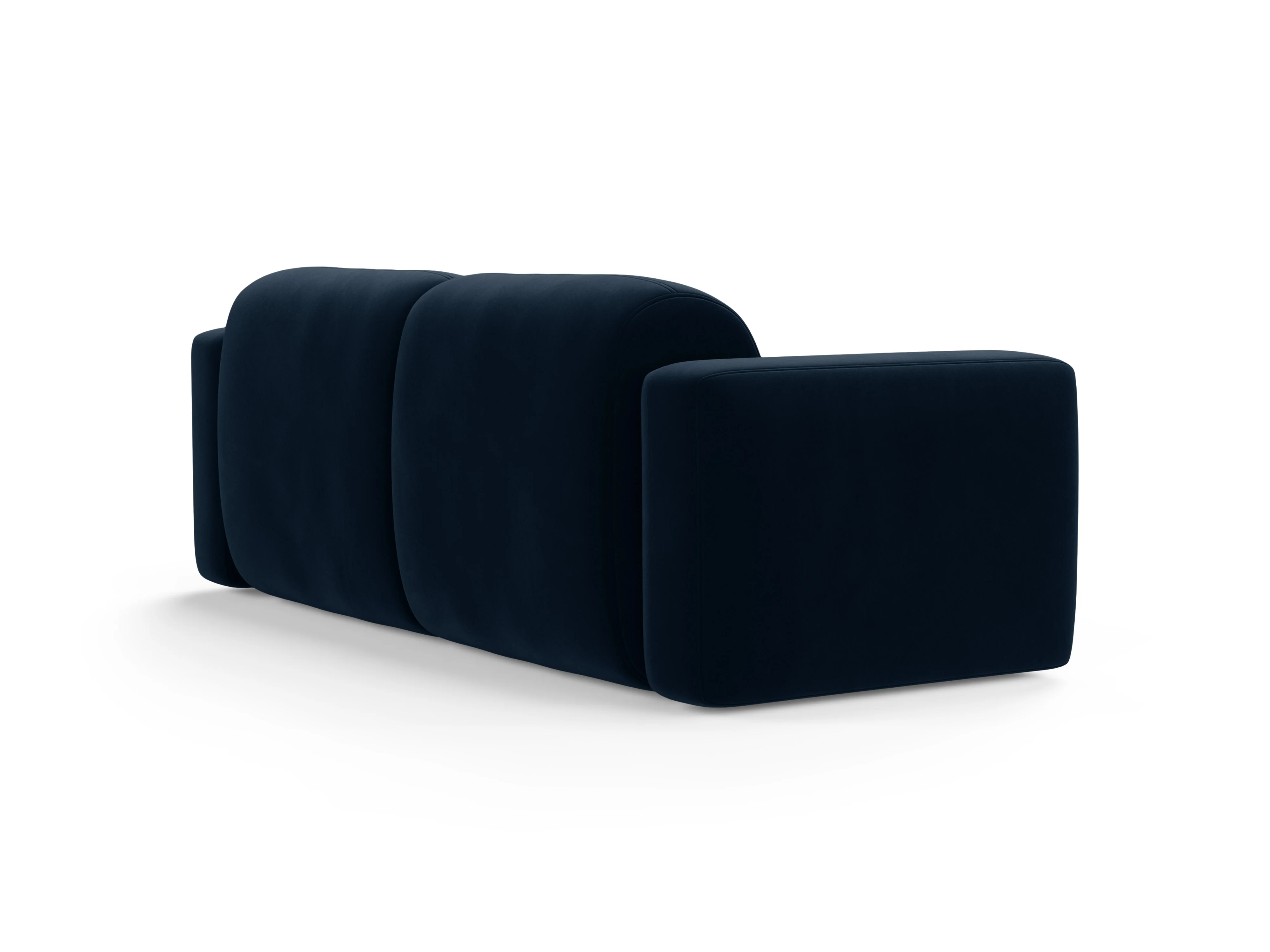 Sofa aksamitna 3-osobowa STRINO granatowy - Image 3