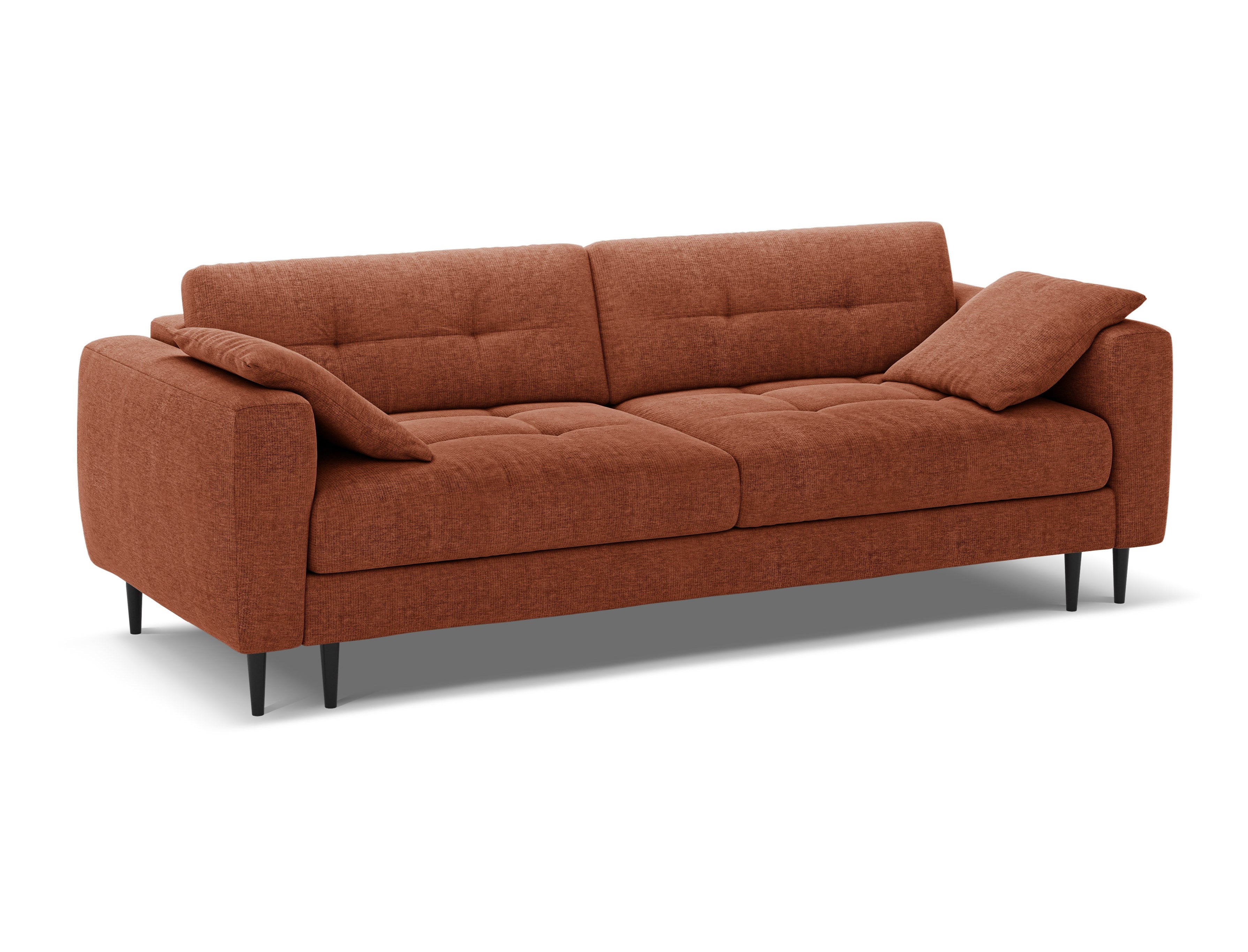 Sofa 3-osobowa z funkcją spania BEMY koralowy