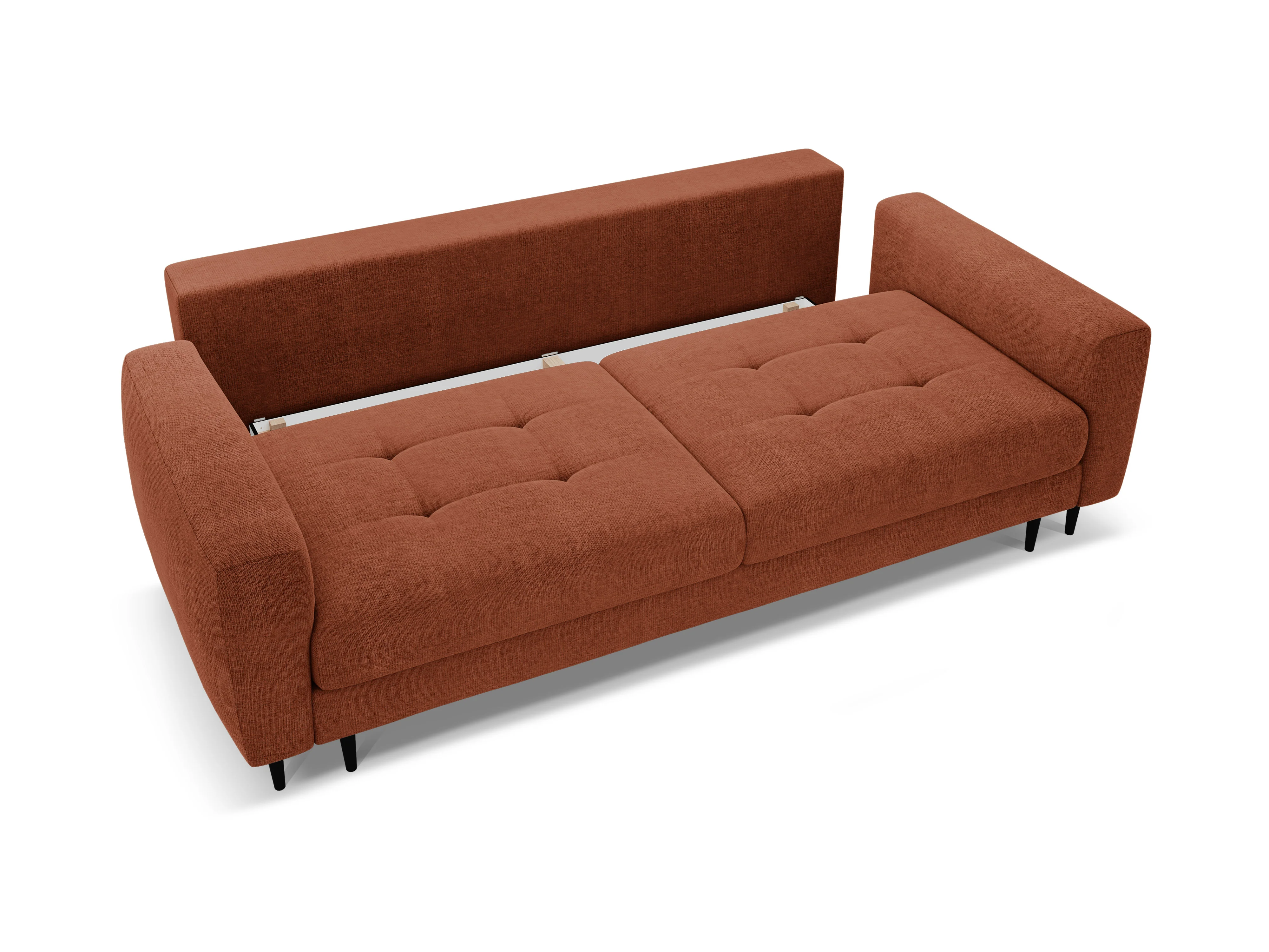 Sofa 3-osobowa z funkcją spania BEMY koralowy - Image 3